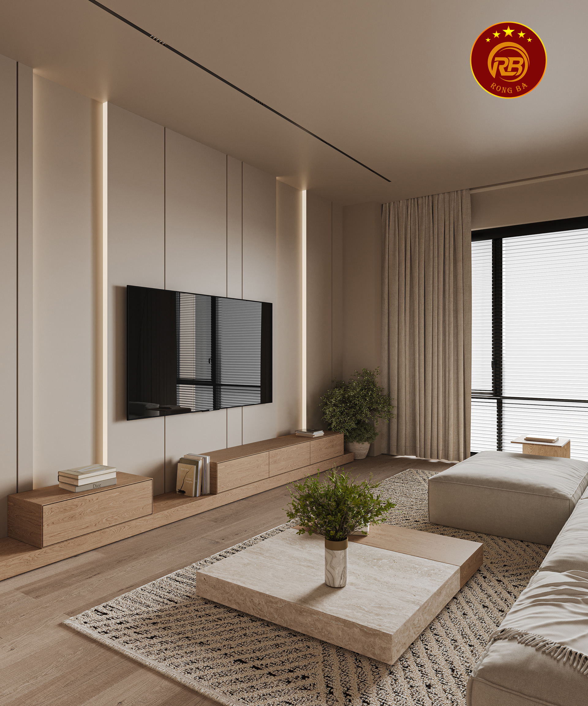 thiết kế nội thất chung cư 205