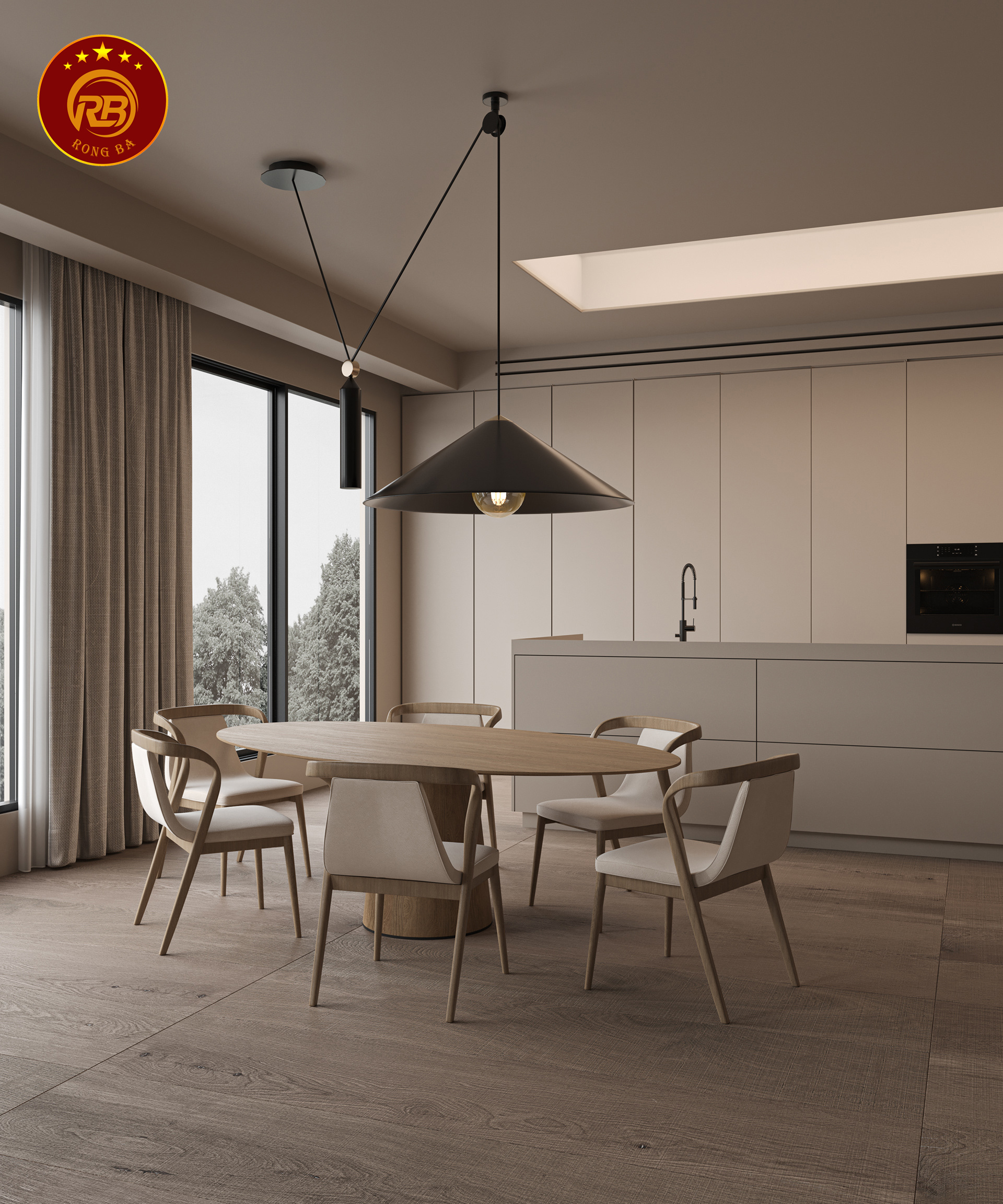 thiết kế nội thất chung cư 206