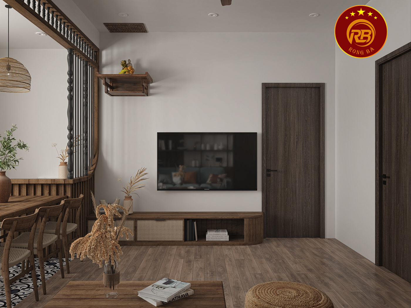 thiết kế nội thất phòng khách chung cư 10