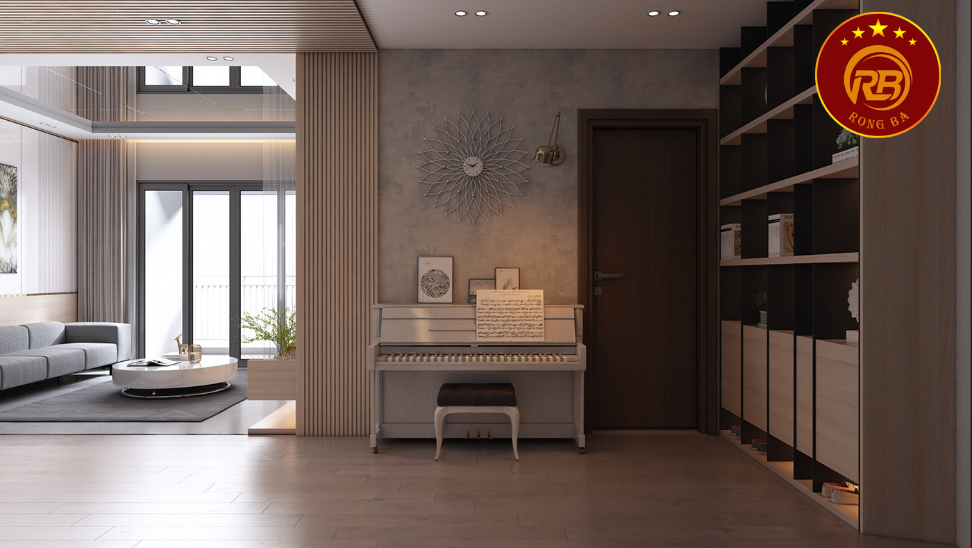 thiết kế nội thất phòng khách chung cư 22