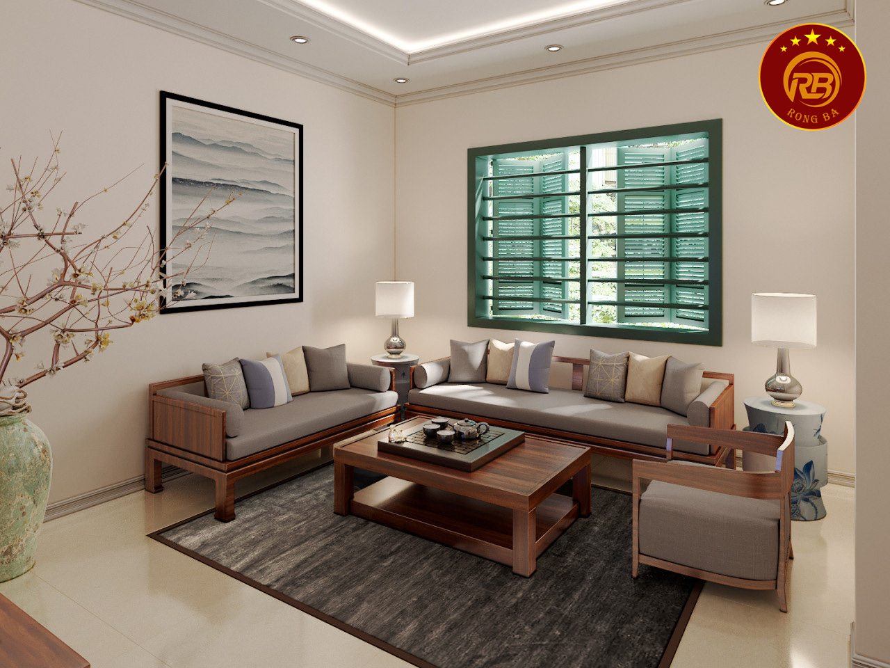 bàn ghế gỗ óc chó 101