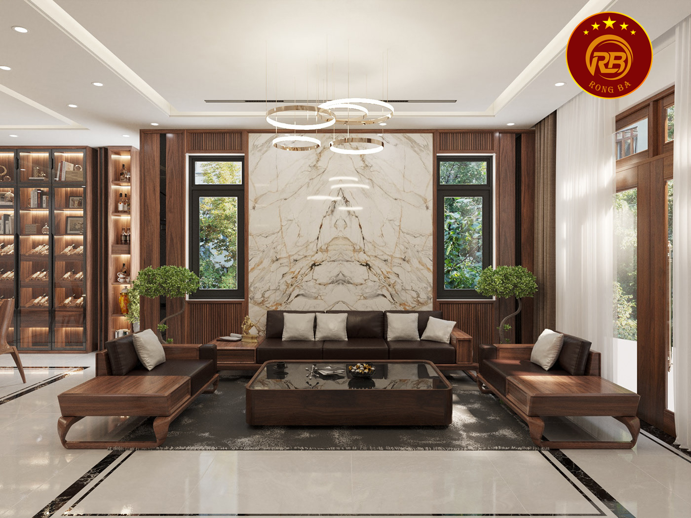 bàn ghế gỗ óc chó 116