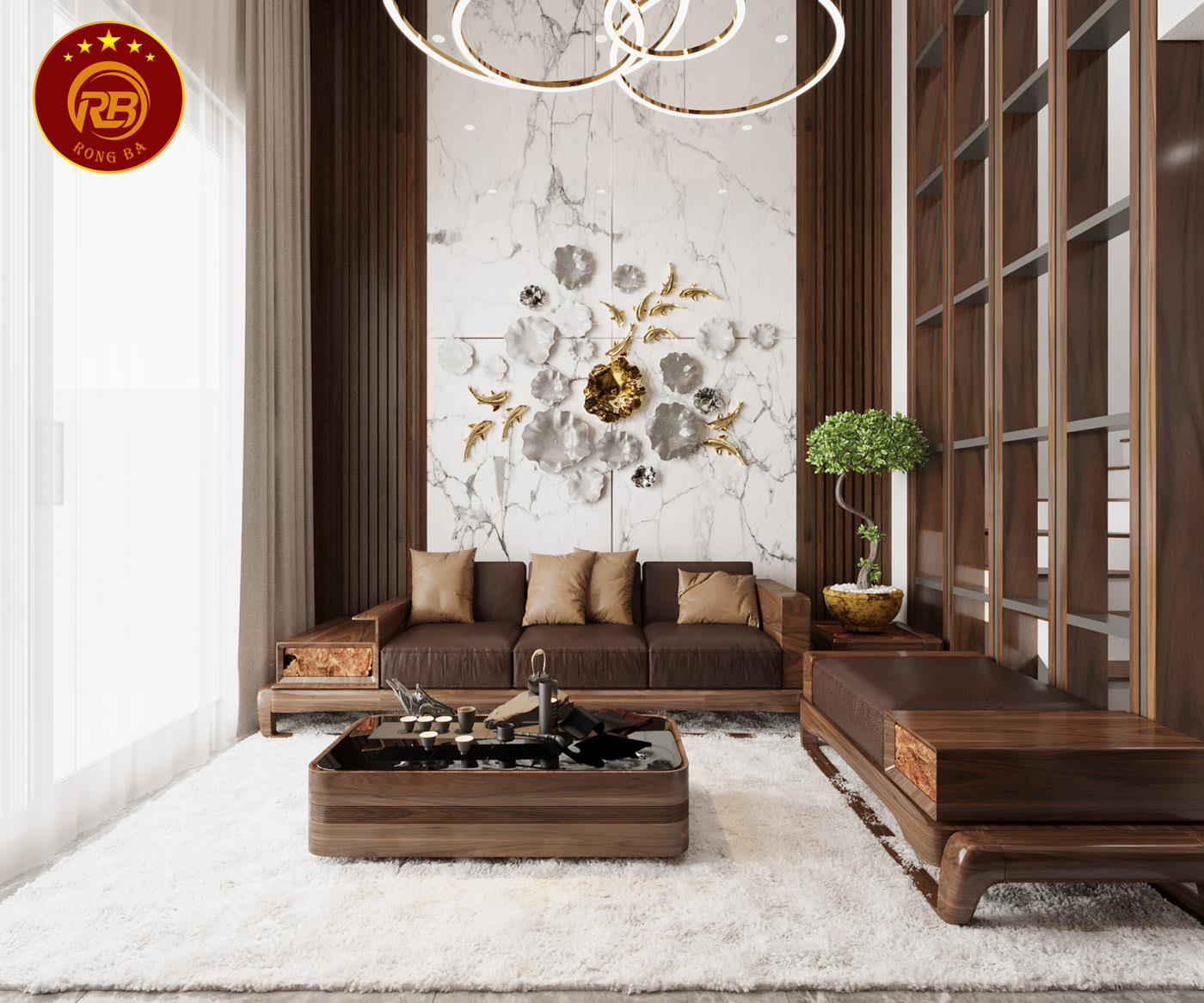 bàn ghế gỗ óc chó 121