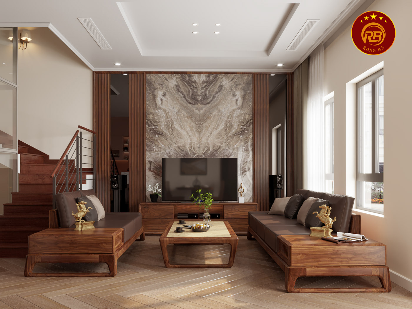 bàn ghế gỗ óc chó 153