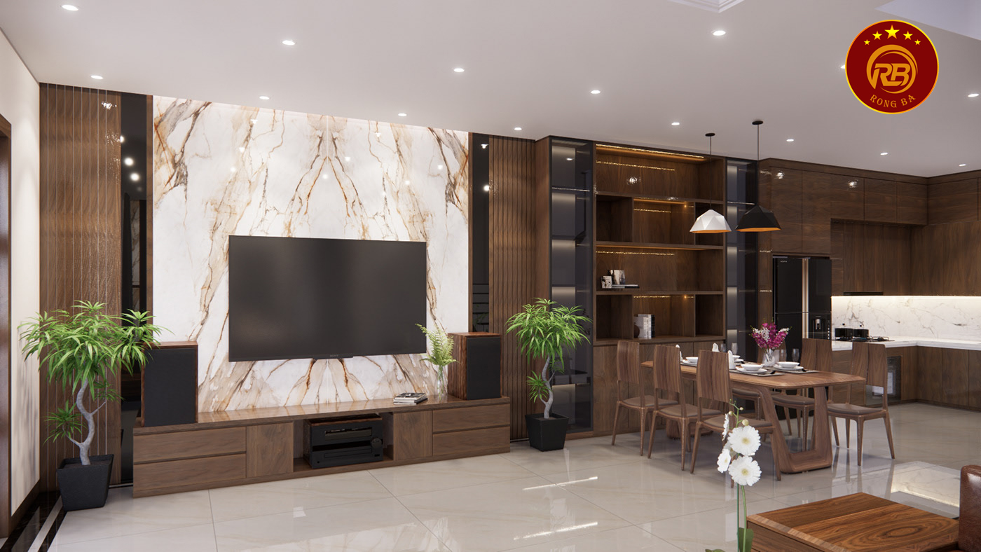 Tư vấn thiết kế nội thất gỗ óc chó mới nhất 2