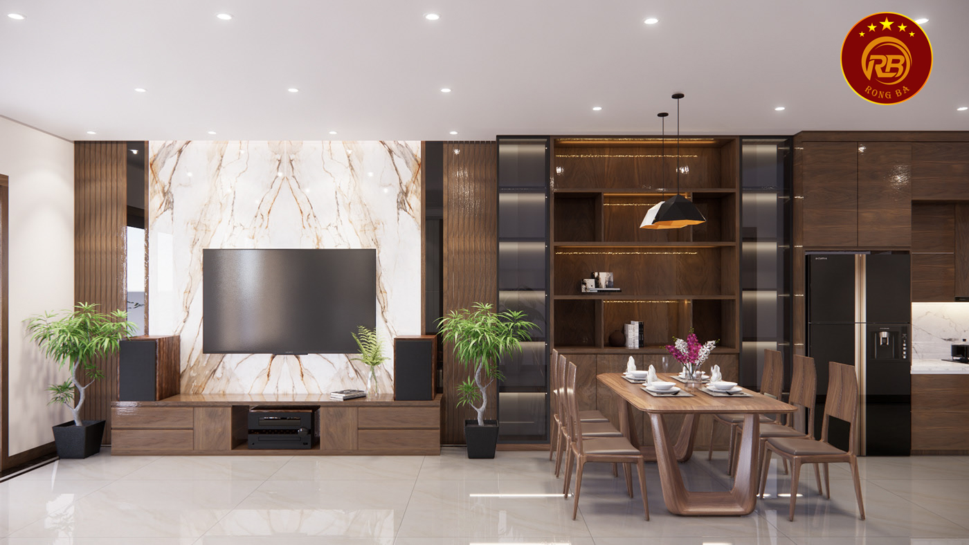 Tư vấn thiết kế nội thất gỗ óc chó mới nhất 6