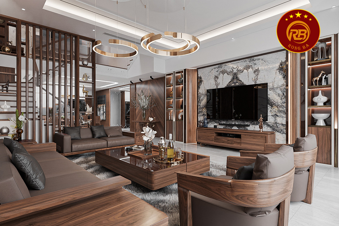 bàn trà gỗ óc chó 18
