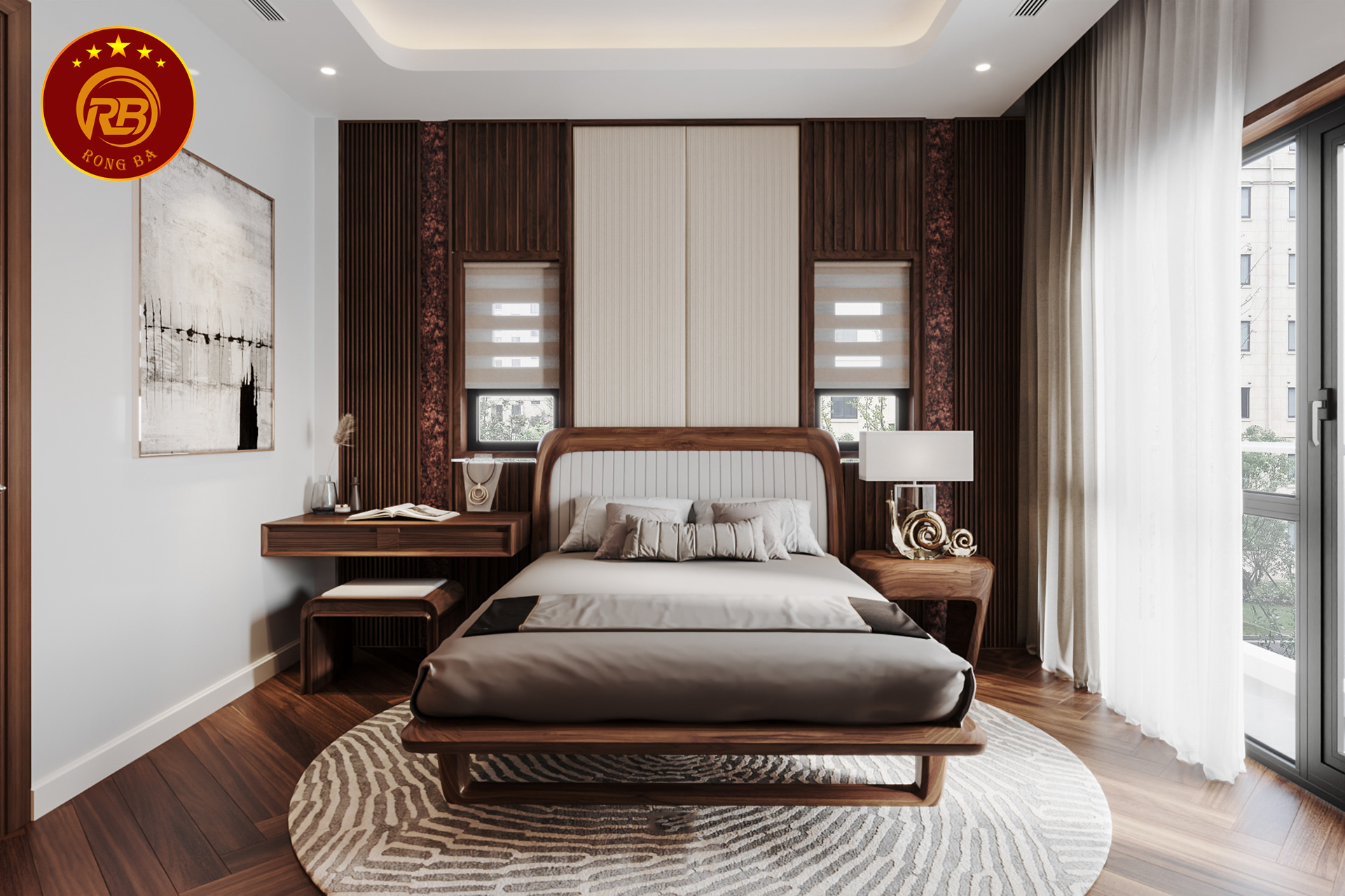 Giường ngủ hiện đại giá rẻ 1
