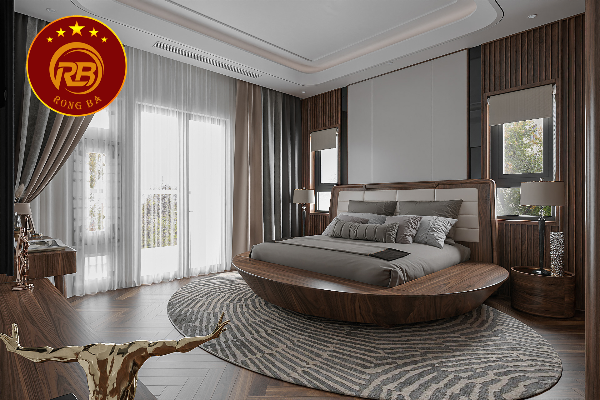 kiểu giường ngủ hiện đại 16