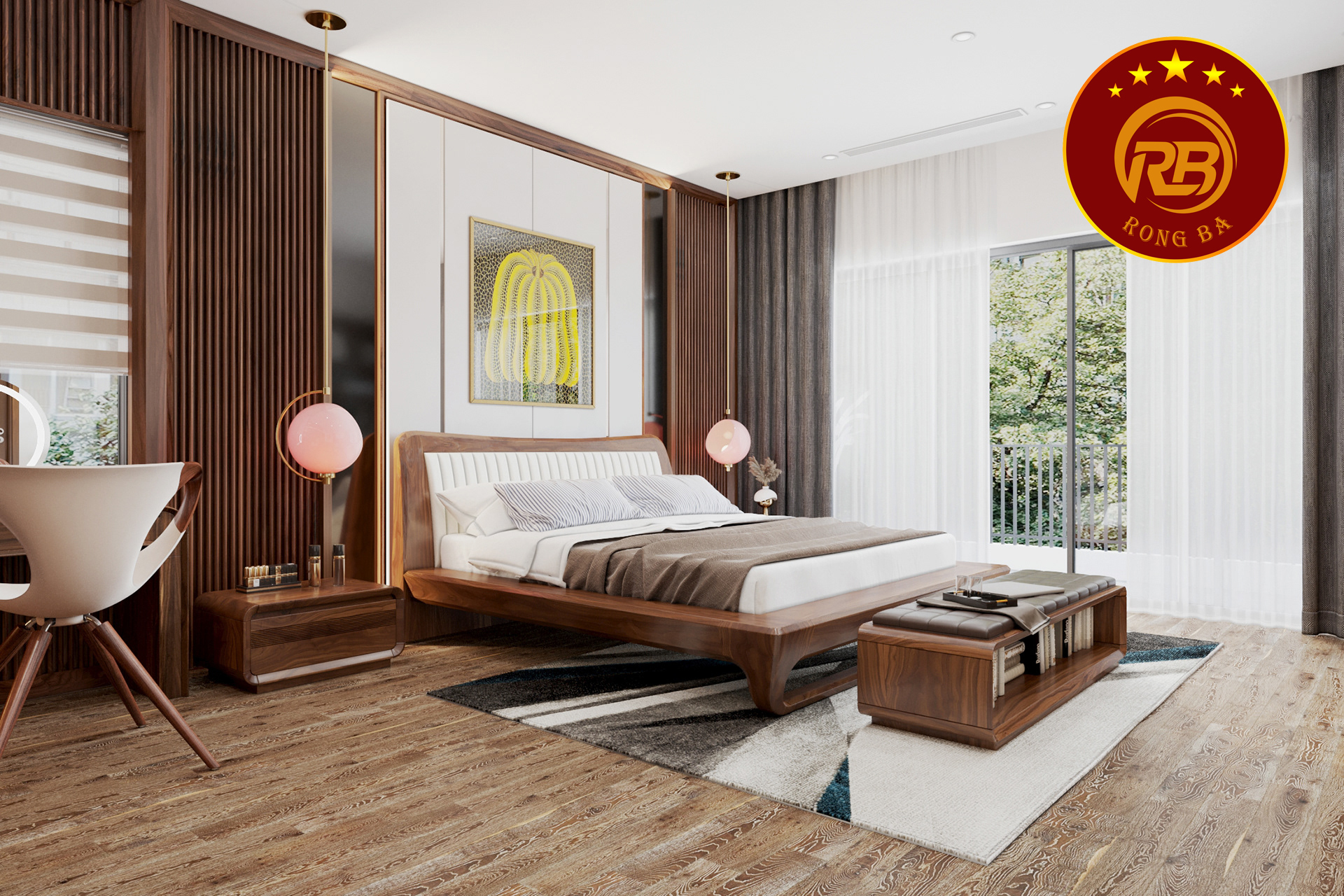 kiểu giường ngủ hiện đại 2