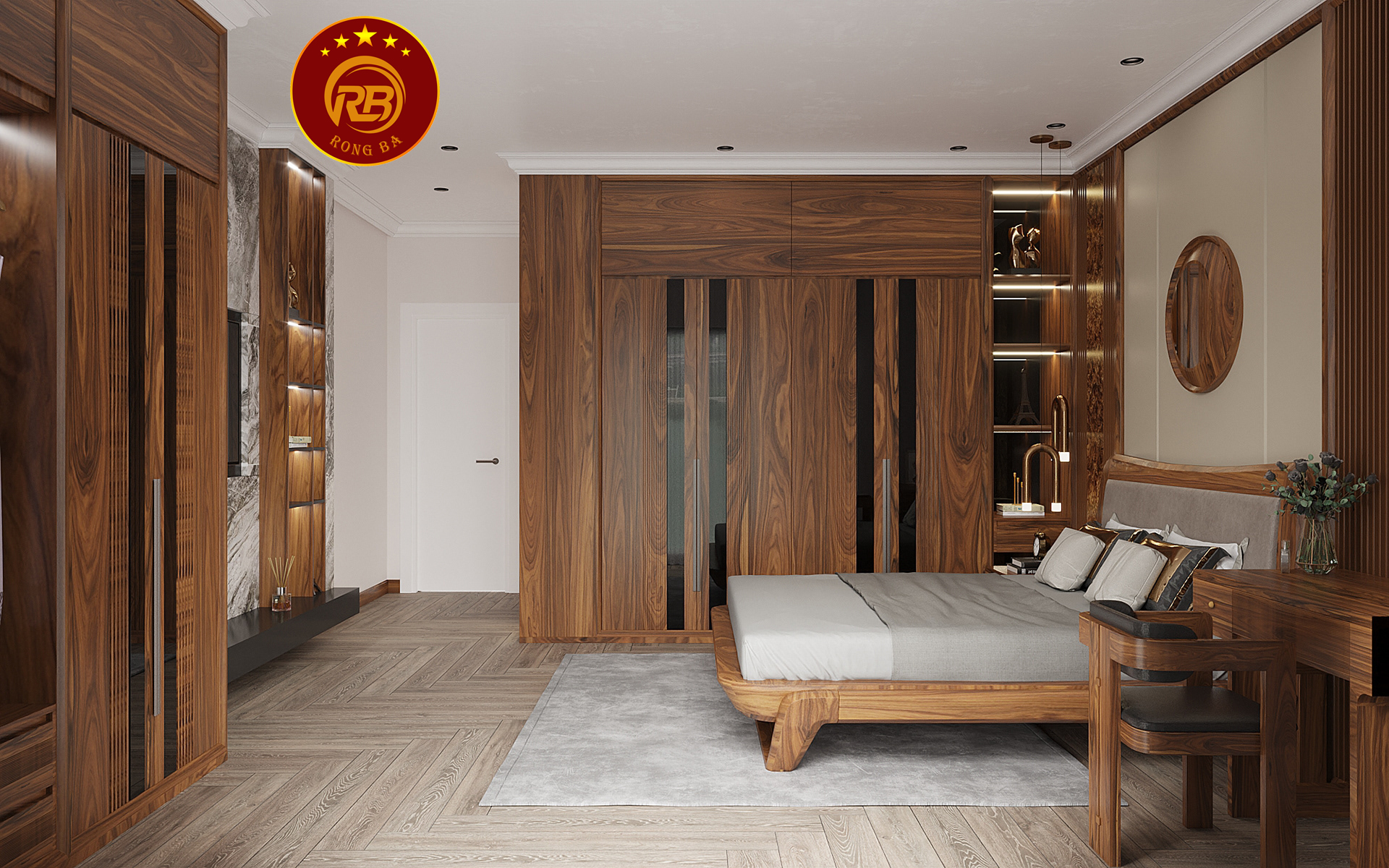 kiểu giường ngủ hiện đại 20
