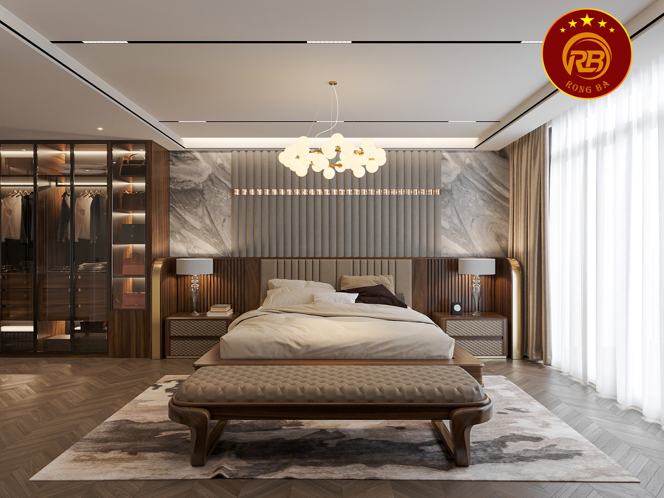 kiểu giường ngủ hiện đại 7
