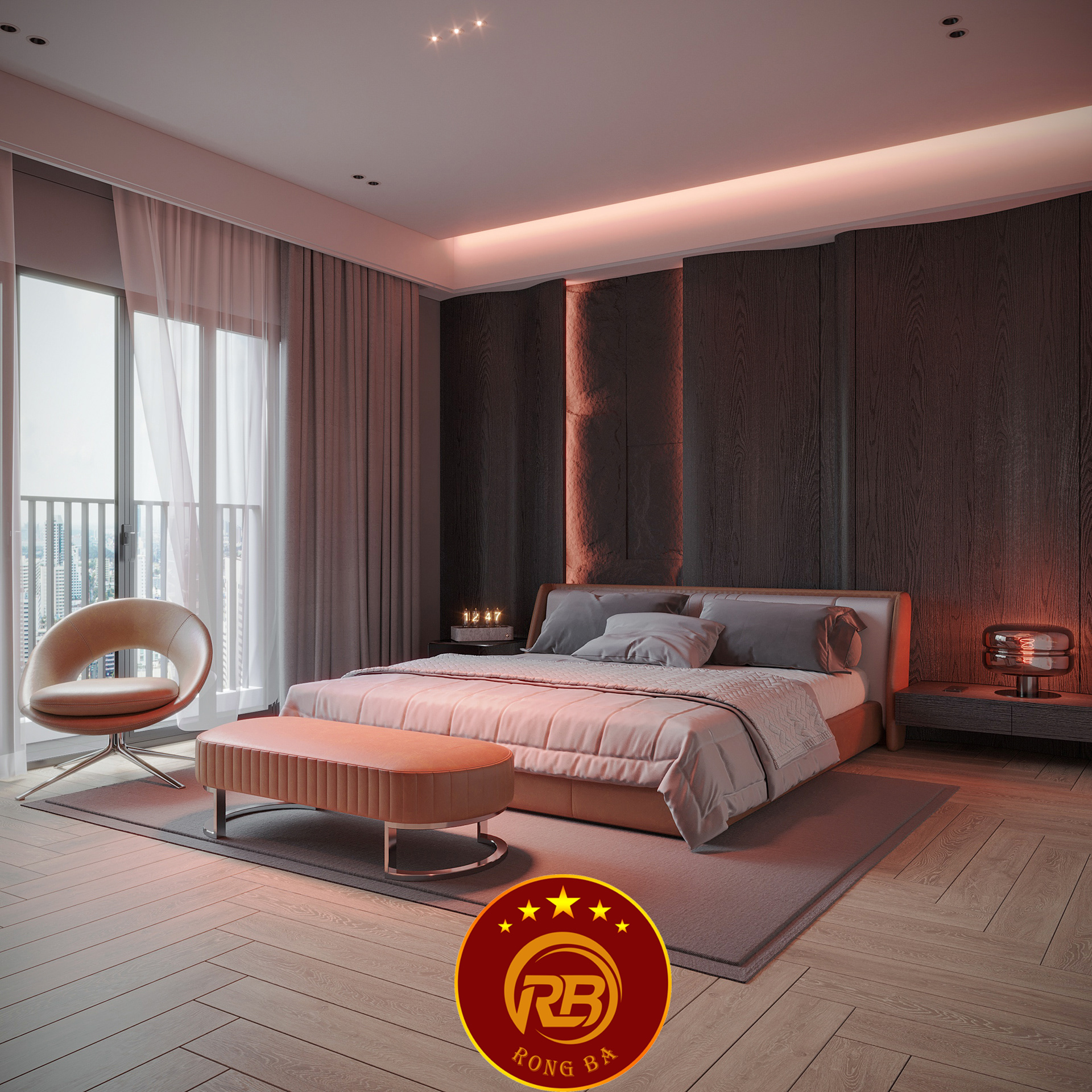 nội thất phòng ngủ khách sạn 4