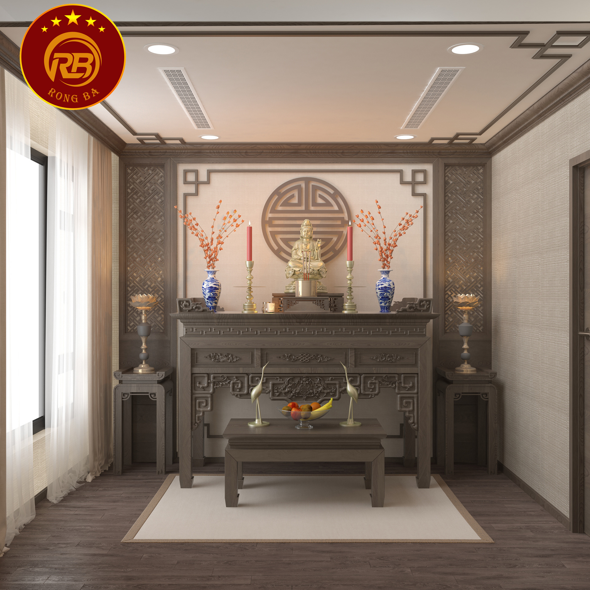 bàn thờ hiện đại 12