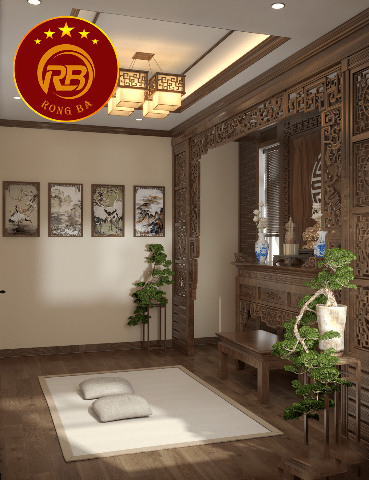 bàn thờ hiện đại 13