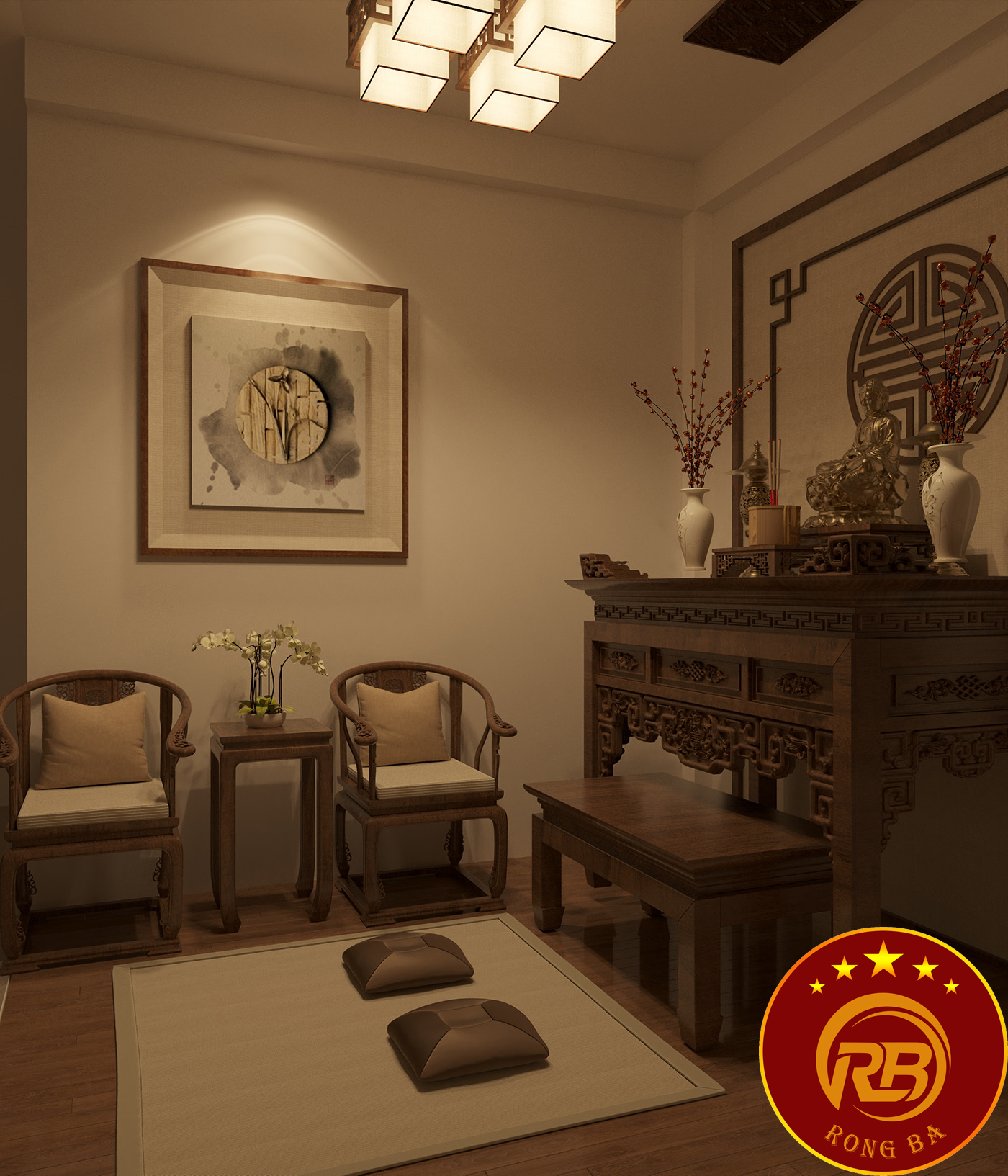 Bàn thờ phật 4
