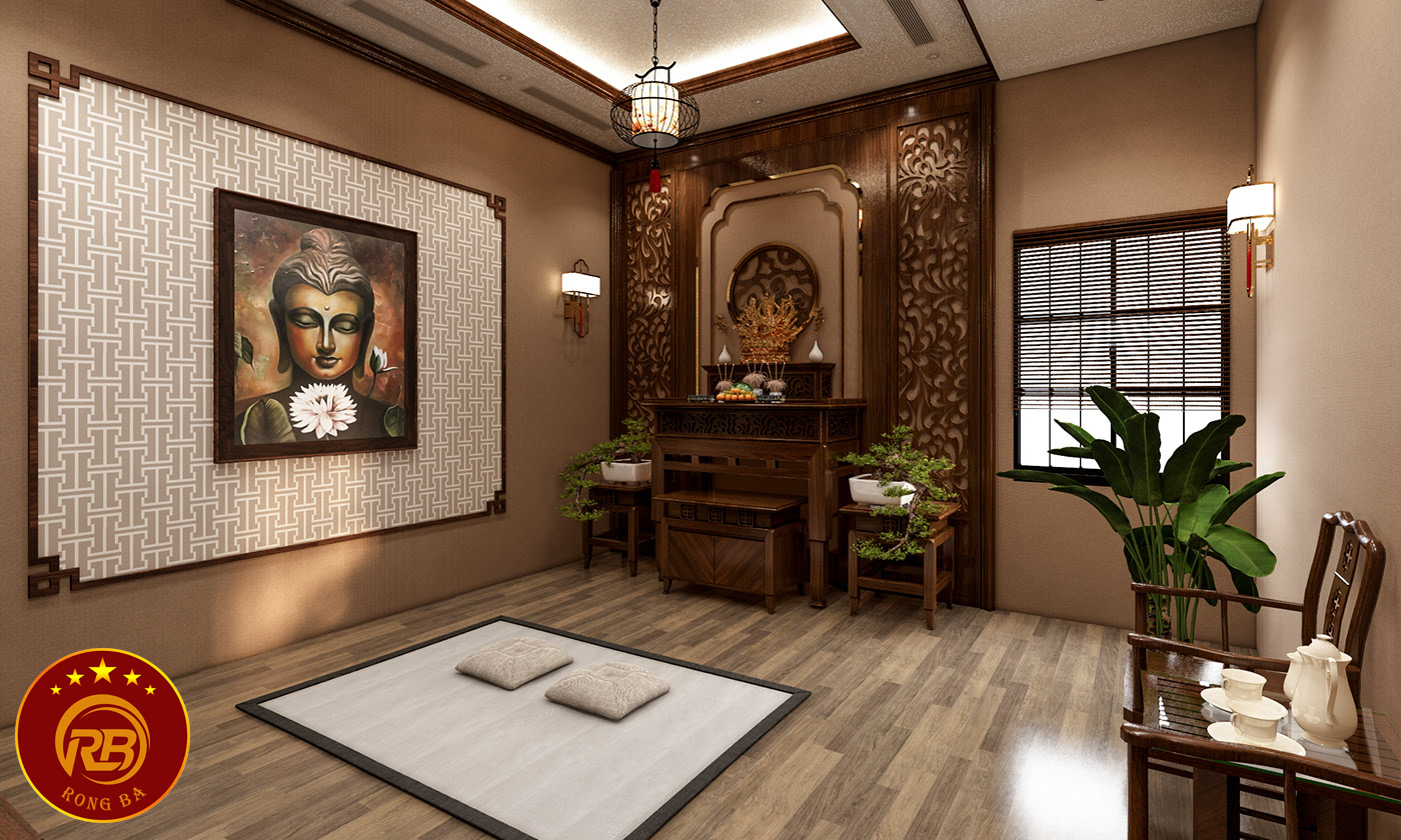 Bàn thờ phật tại gia 1