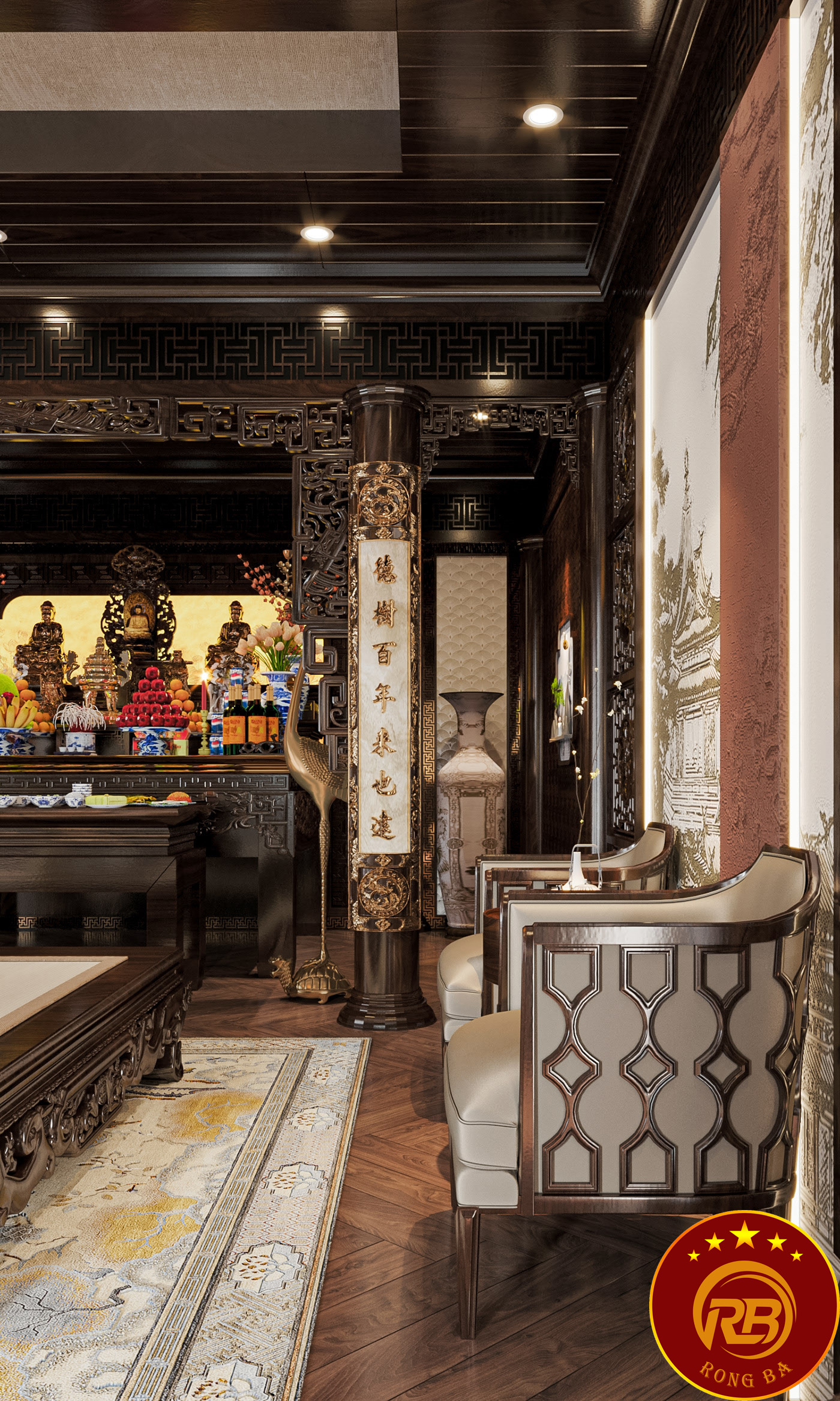 mẫu bàn thờ đẹp 7