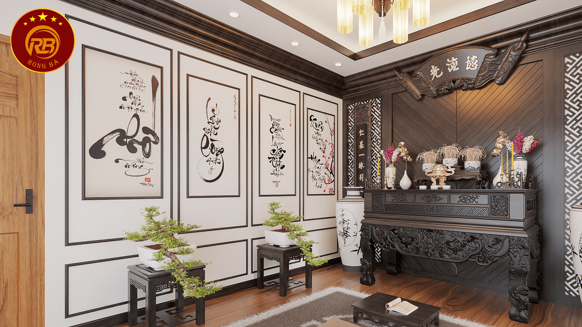 tủ thờ hiện đại 1
