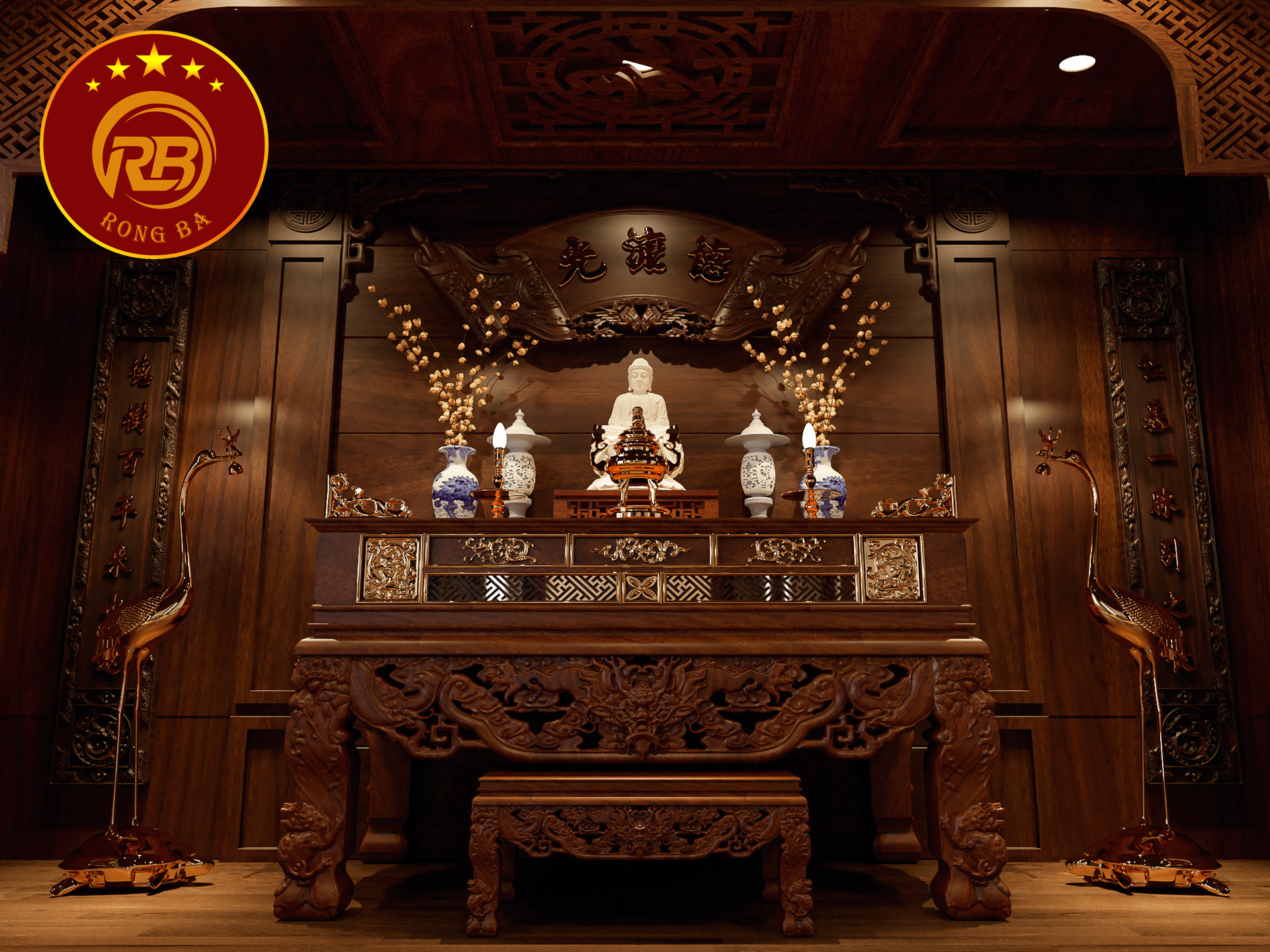tủ thờ hiện đại 11