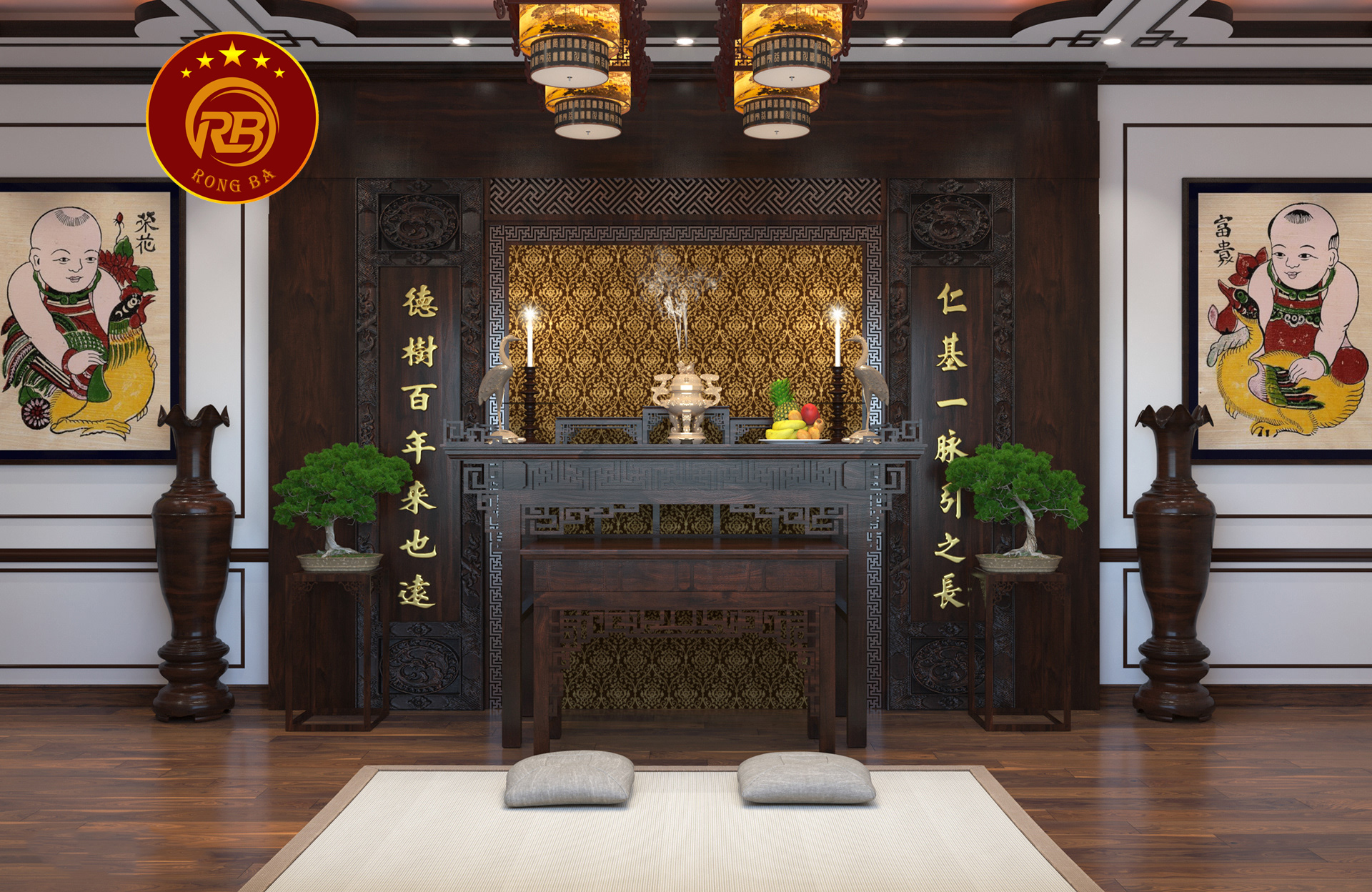 tủ thờ hiện đại 3