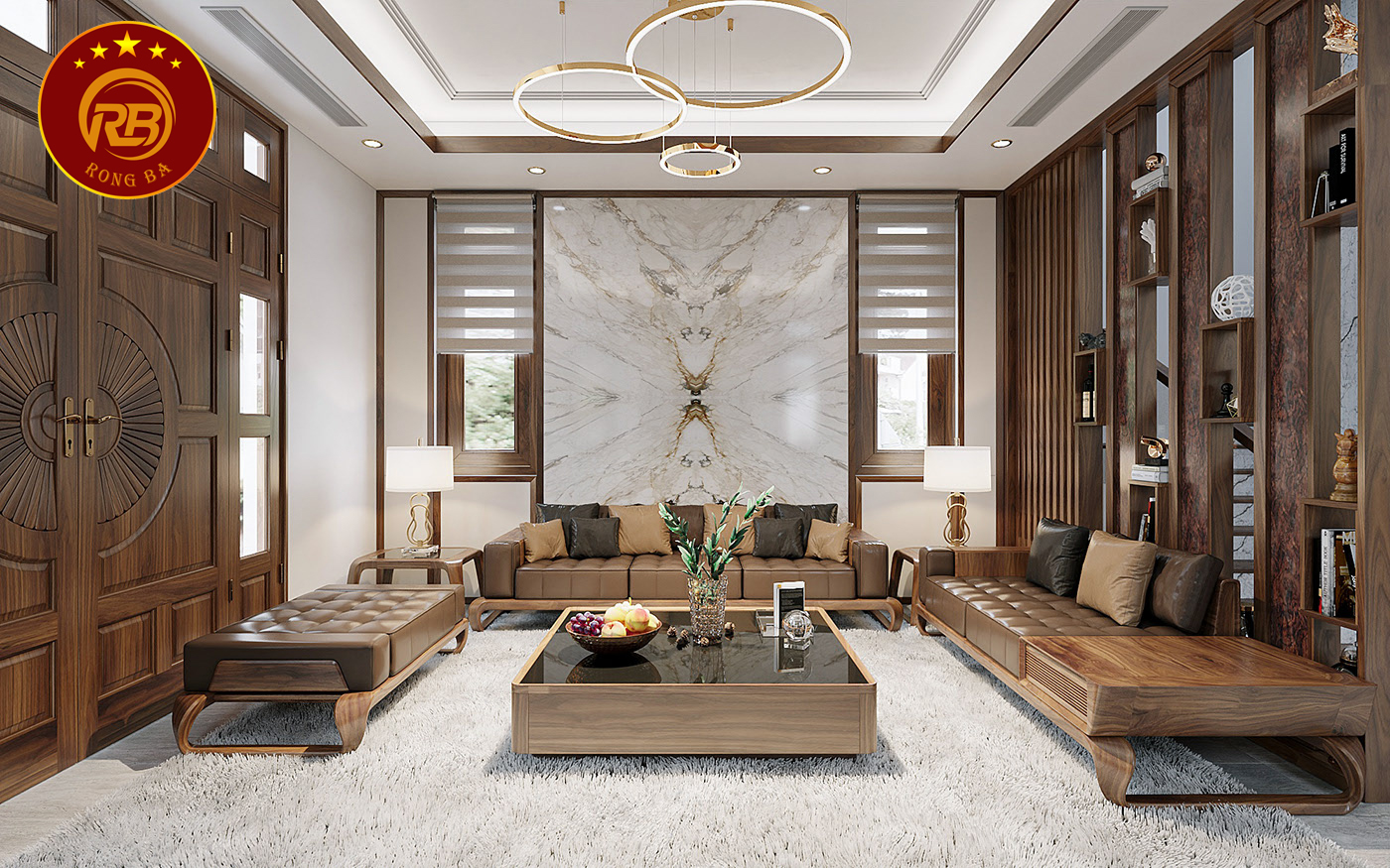 bàn ghế gỗ óc chó 60