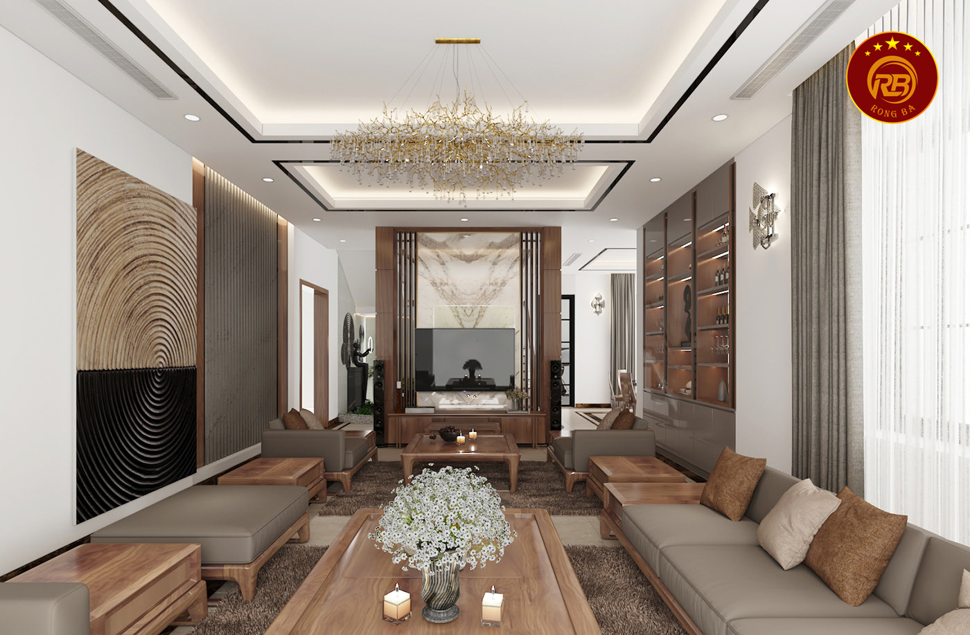 bàn ghế gỗ óc chó 63