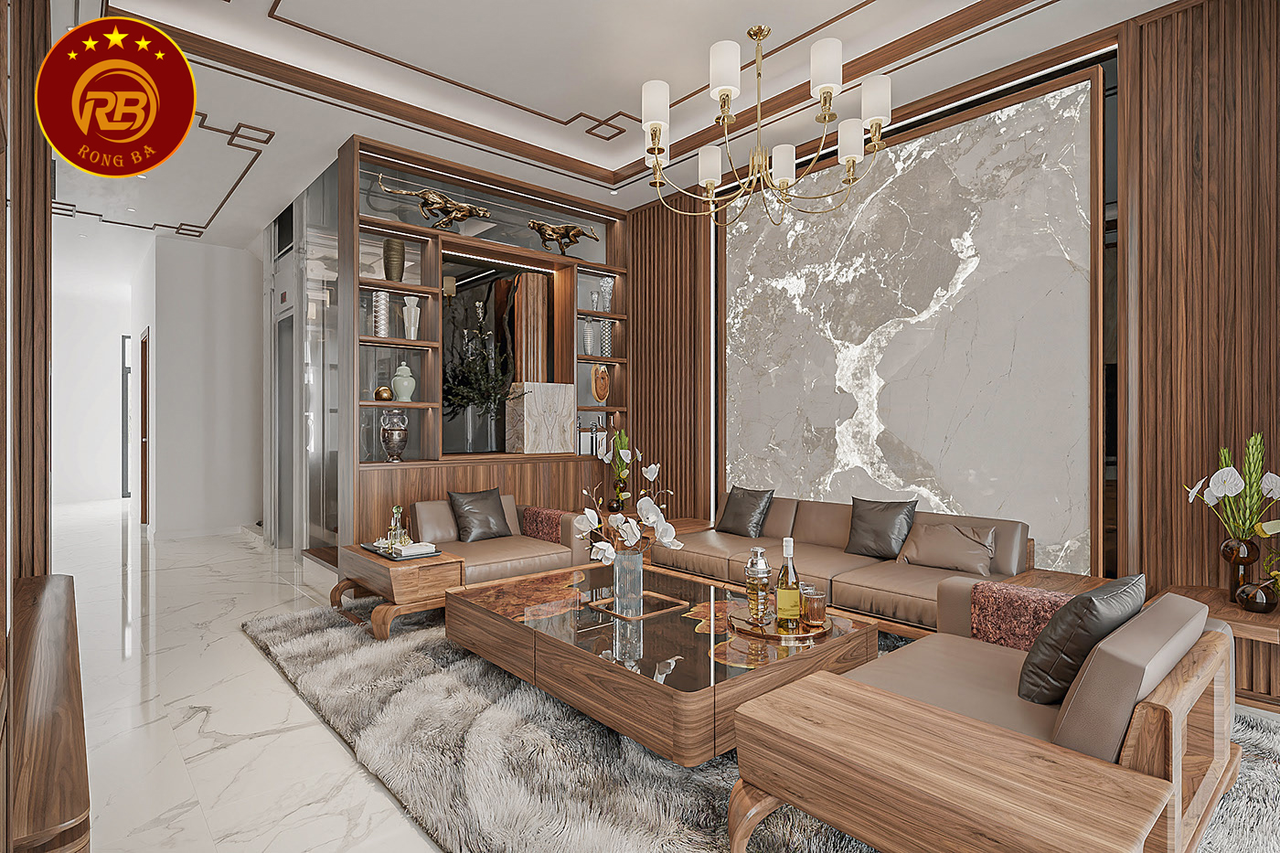 sofa gỗ óc chó 16