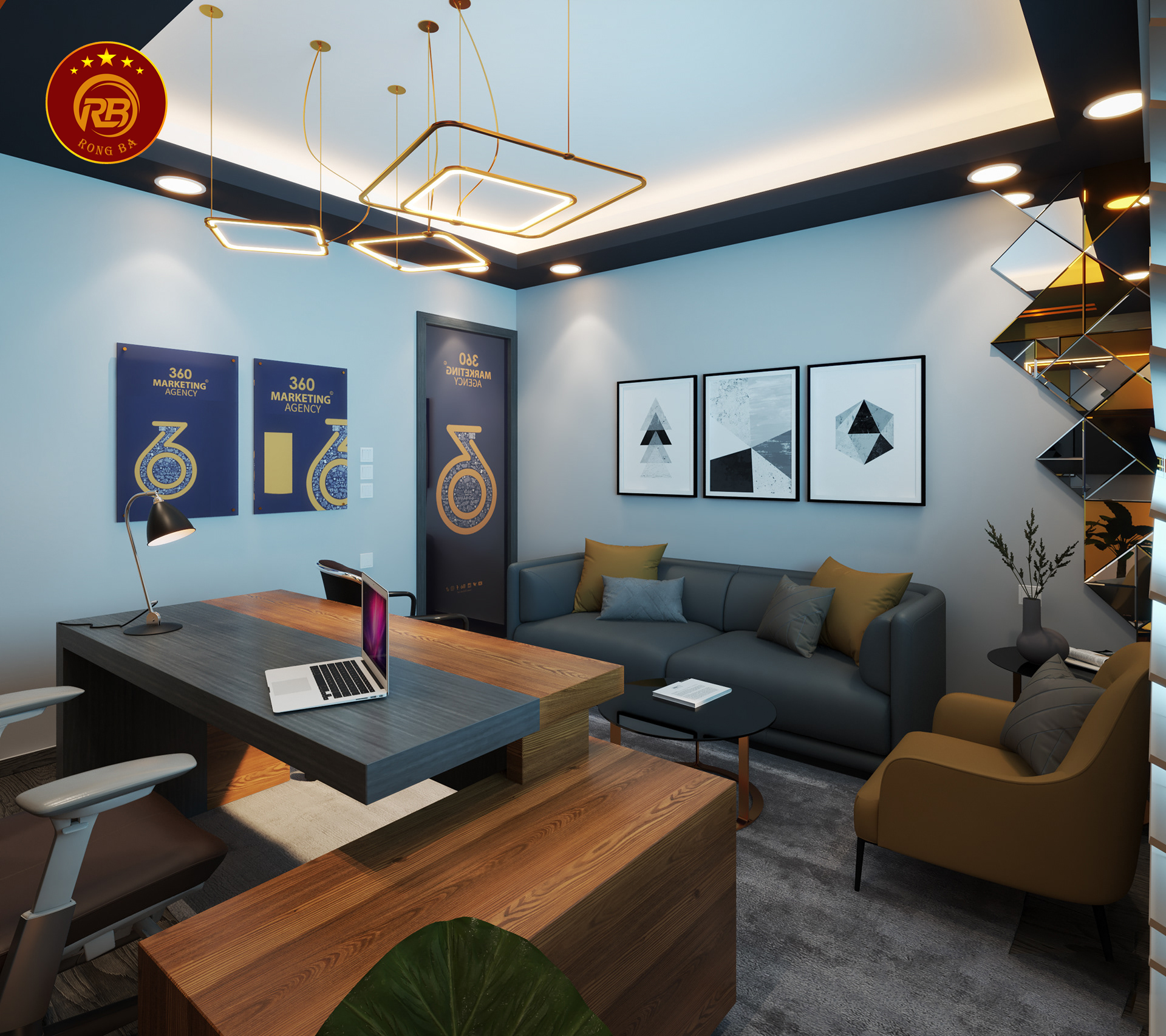 bàn làm việc gỗ óc chó 13