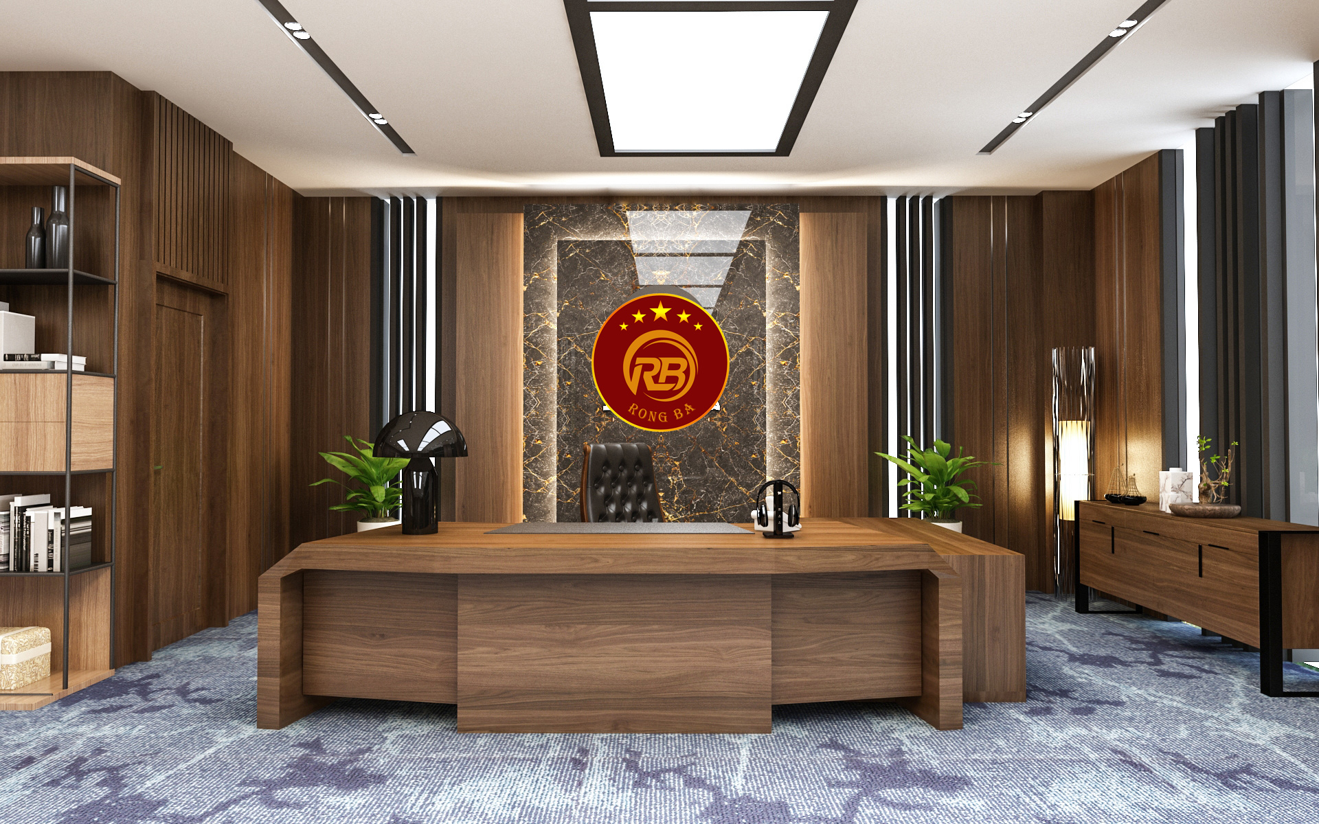 bàn làm việc gỗ óc chó 33