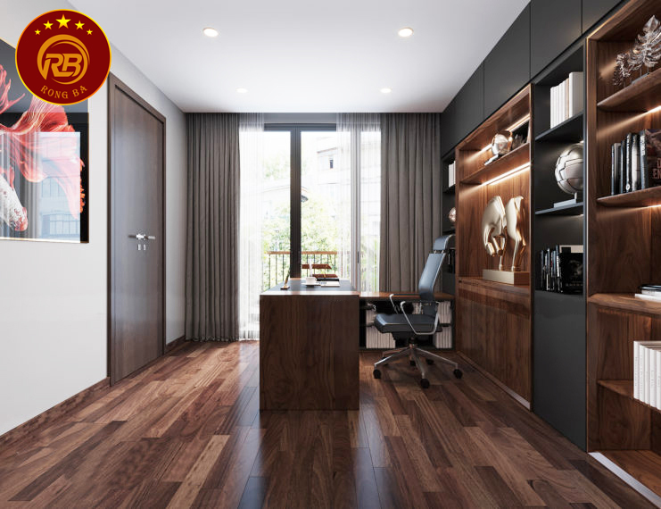 bàn làm việc gỗ óc chó 61