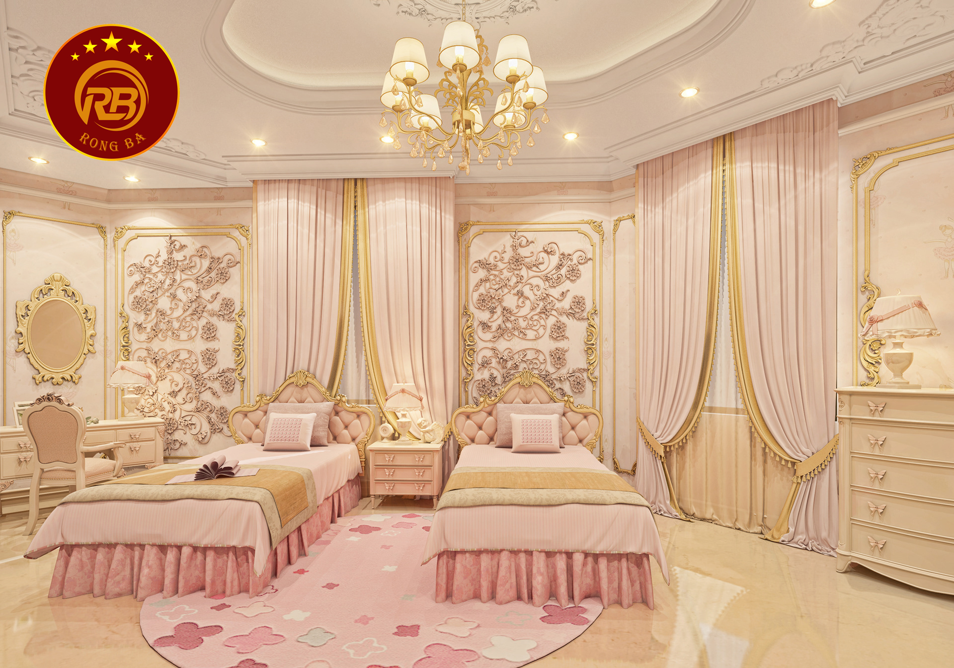 nội thất biệt thự cổ điển 3