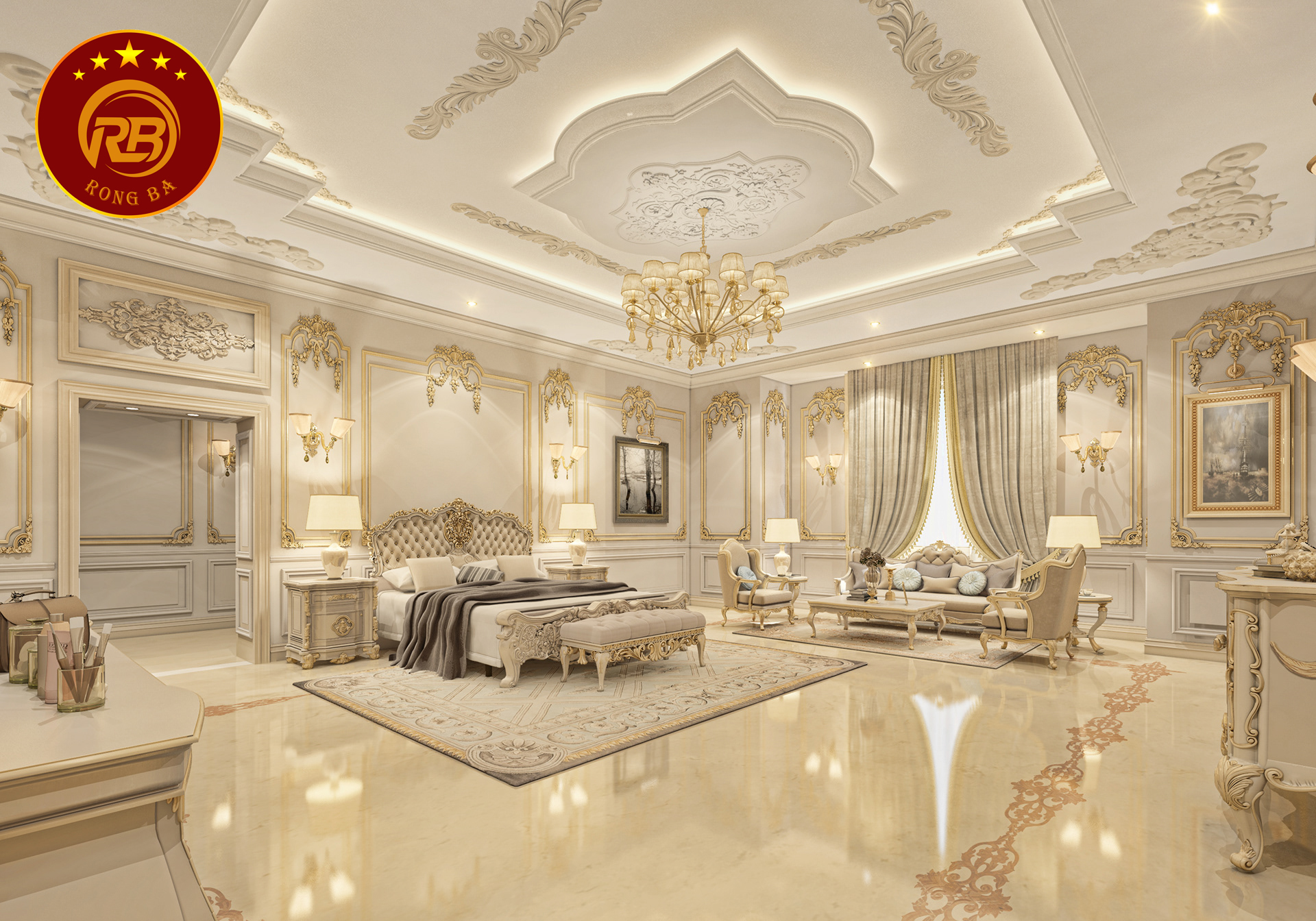nội thất biệt thự cổ điển