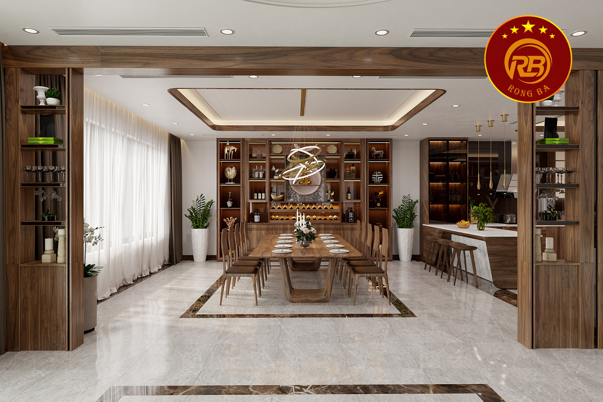 nội thất biệt thự hiện đại 19