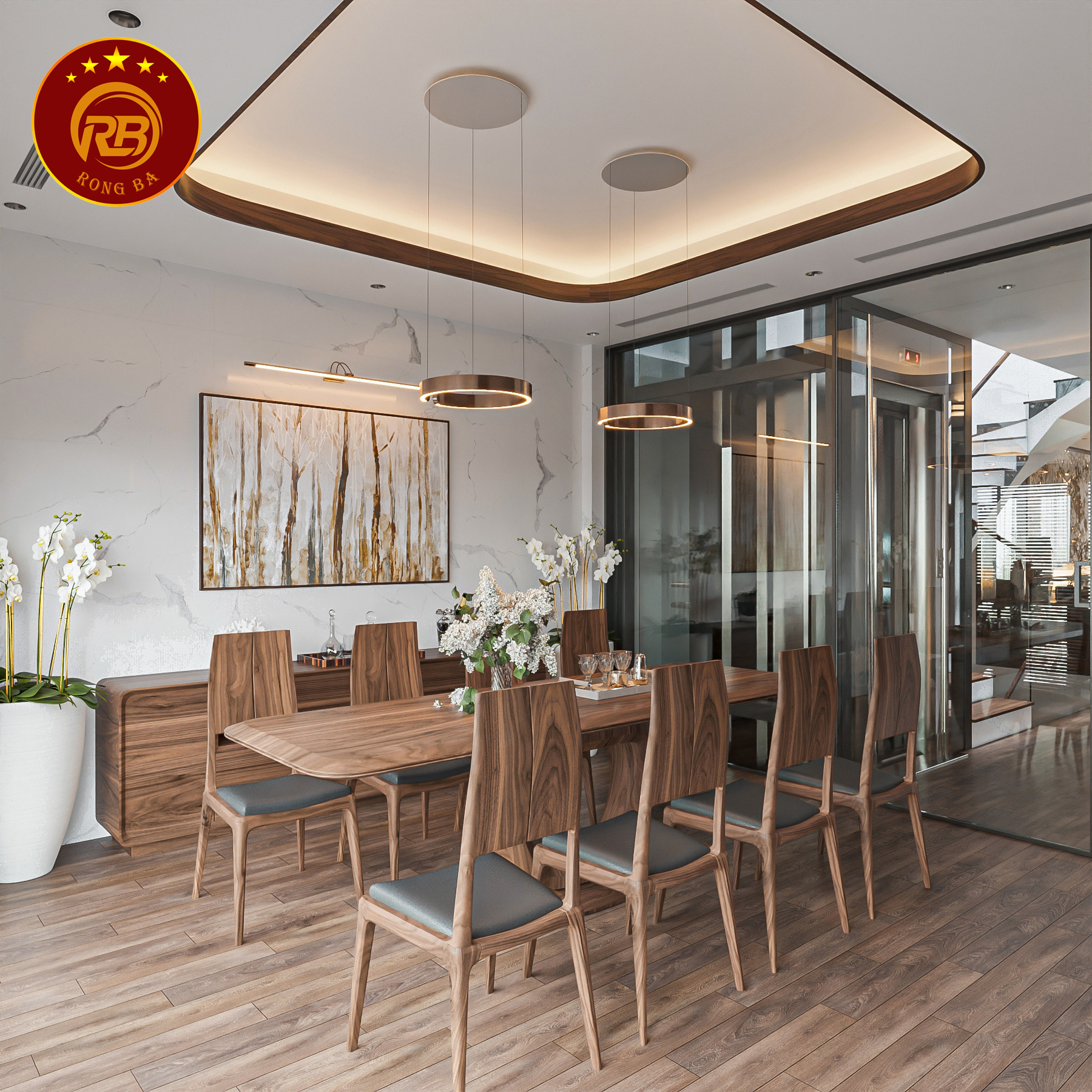 nội thất biệt thự hiện đại 29