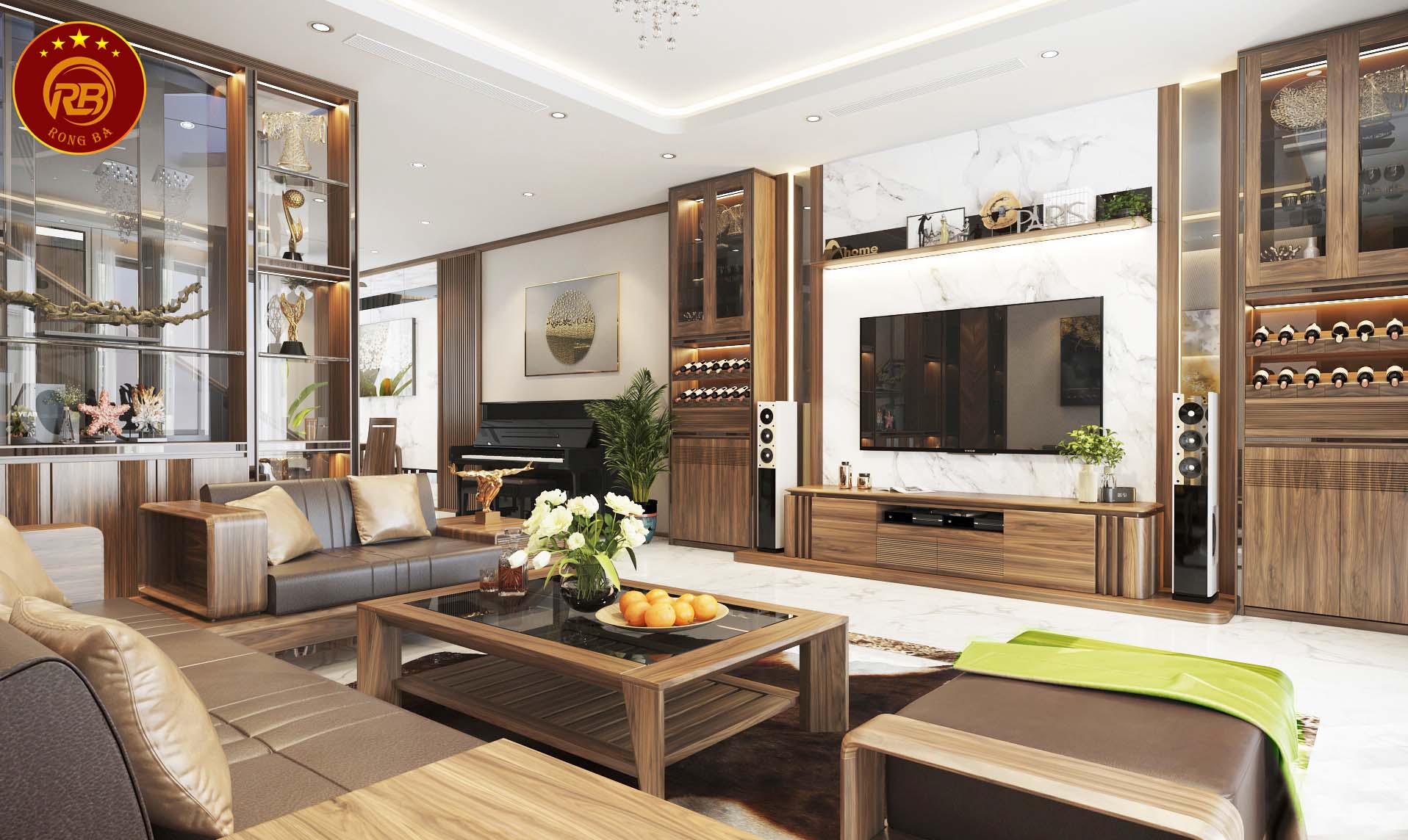 nội thất phòng khách chung cư 1