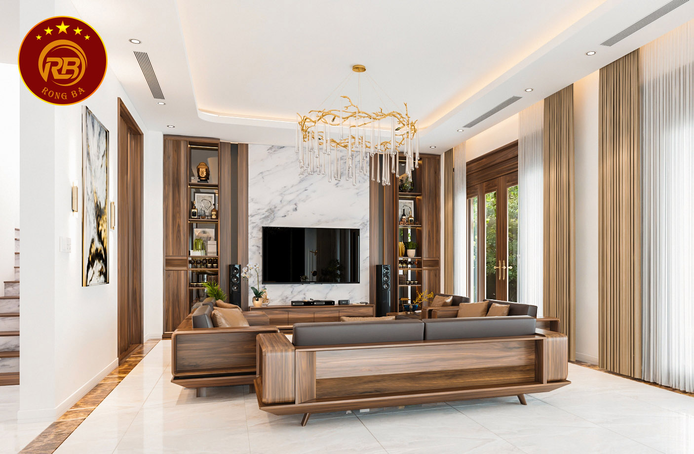 nội thất phòng khách chung cư 14