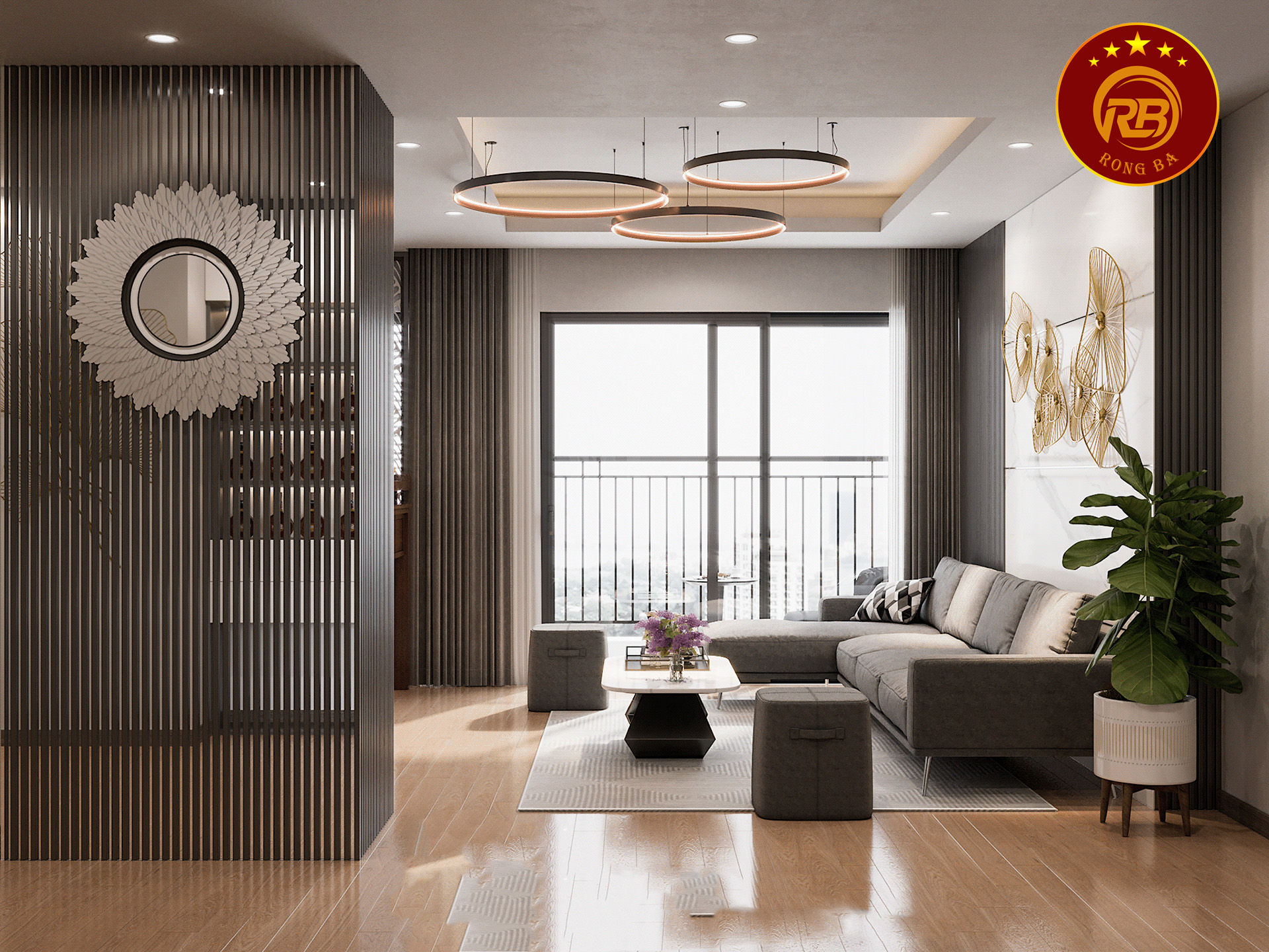 Nội thất phòng khách chung cư đẹp