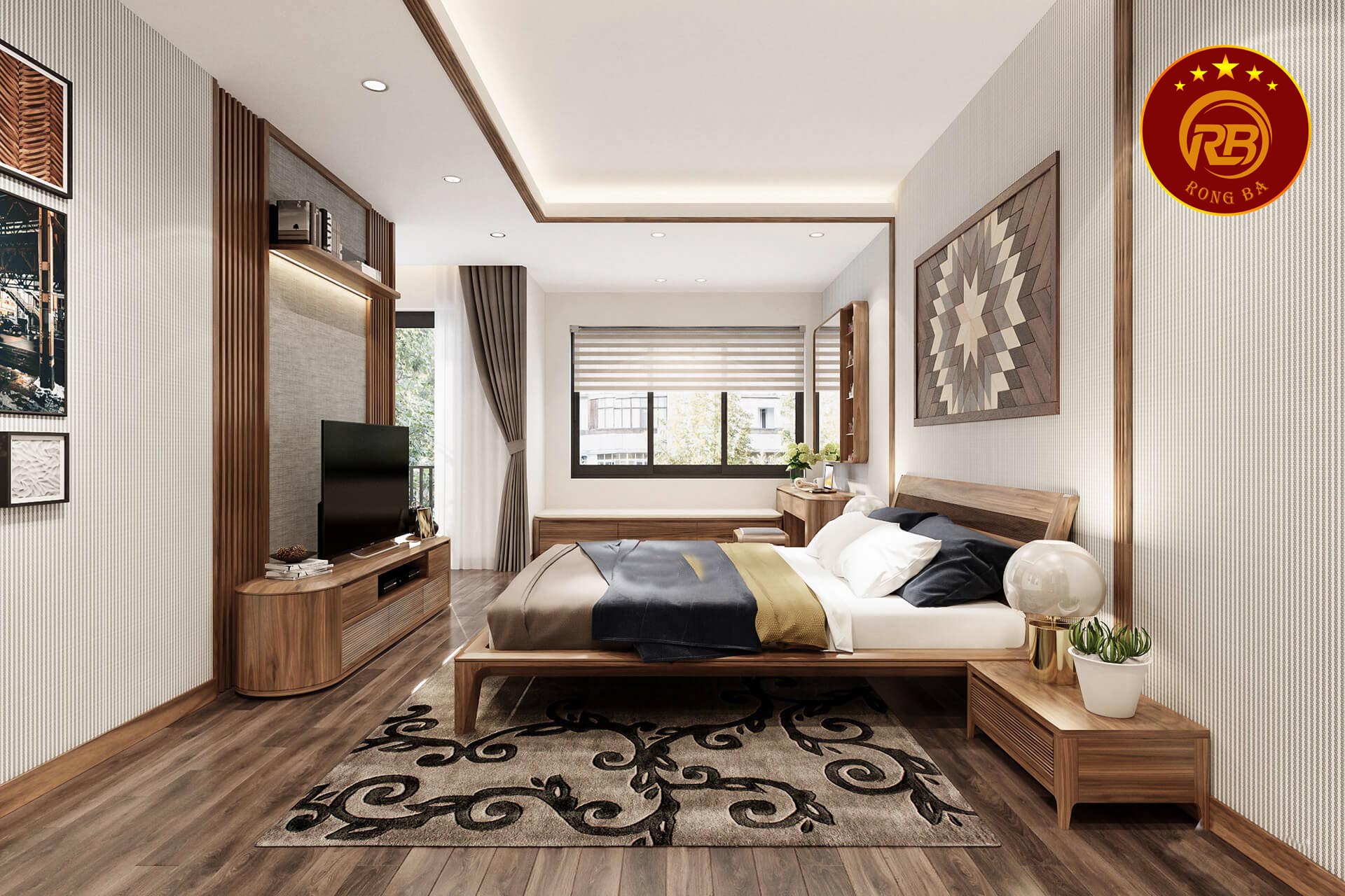 táp đầu giường gỗ óc chó 15