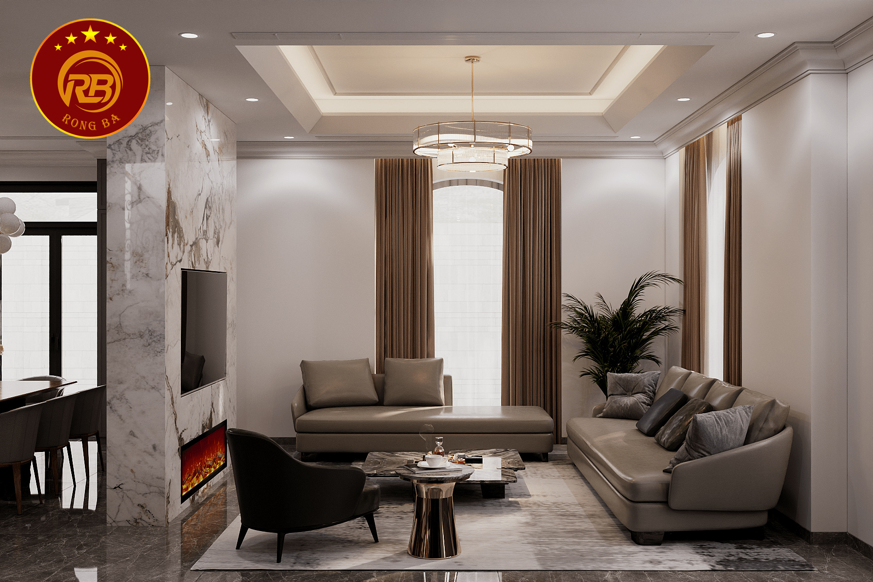 thi công nội thất biệt thự 1