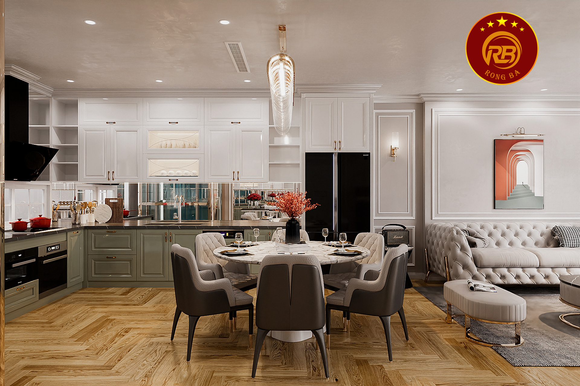 thi công nội thất biệt thự 13