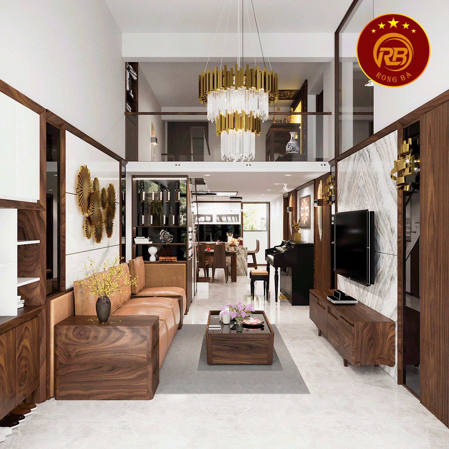 thi công nội thất biệt thự 2