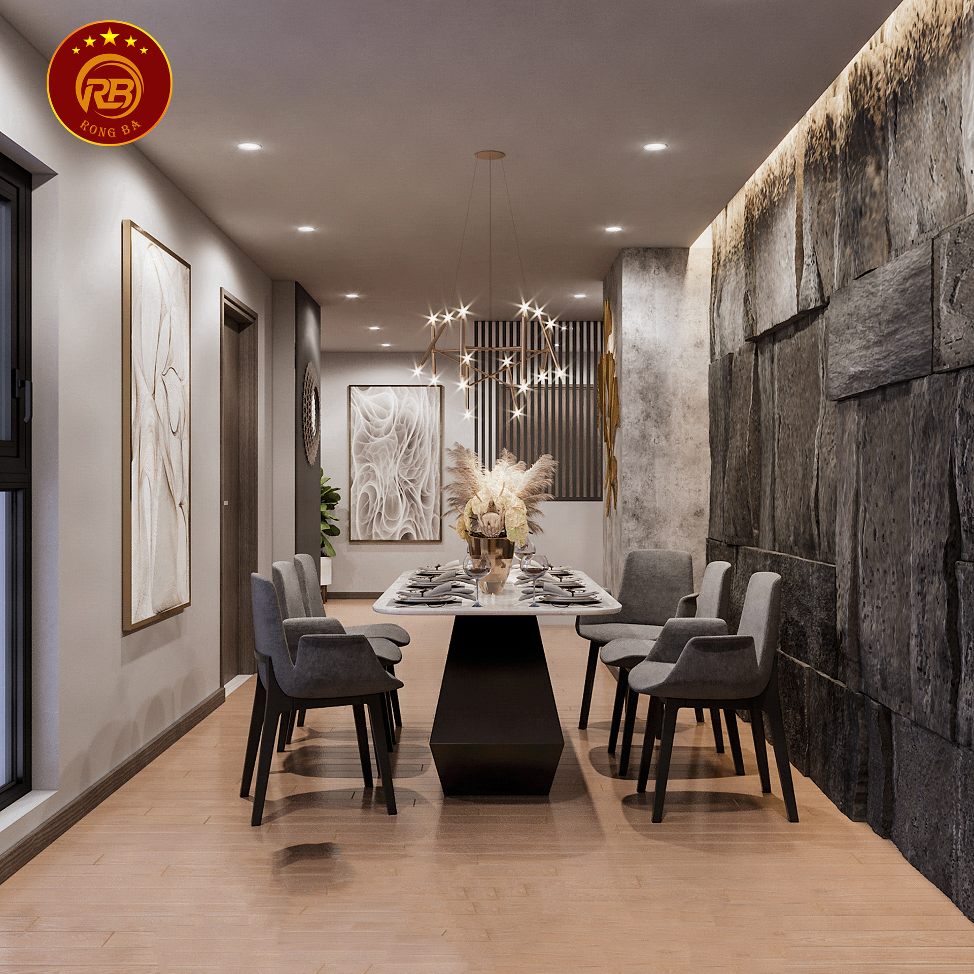 thi công nội thất biệt thự 3