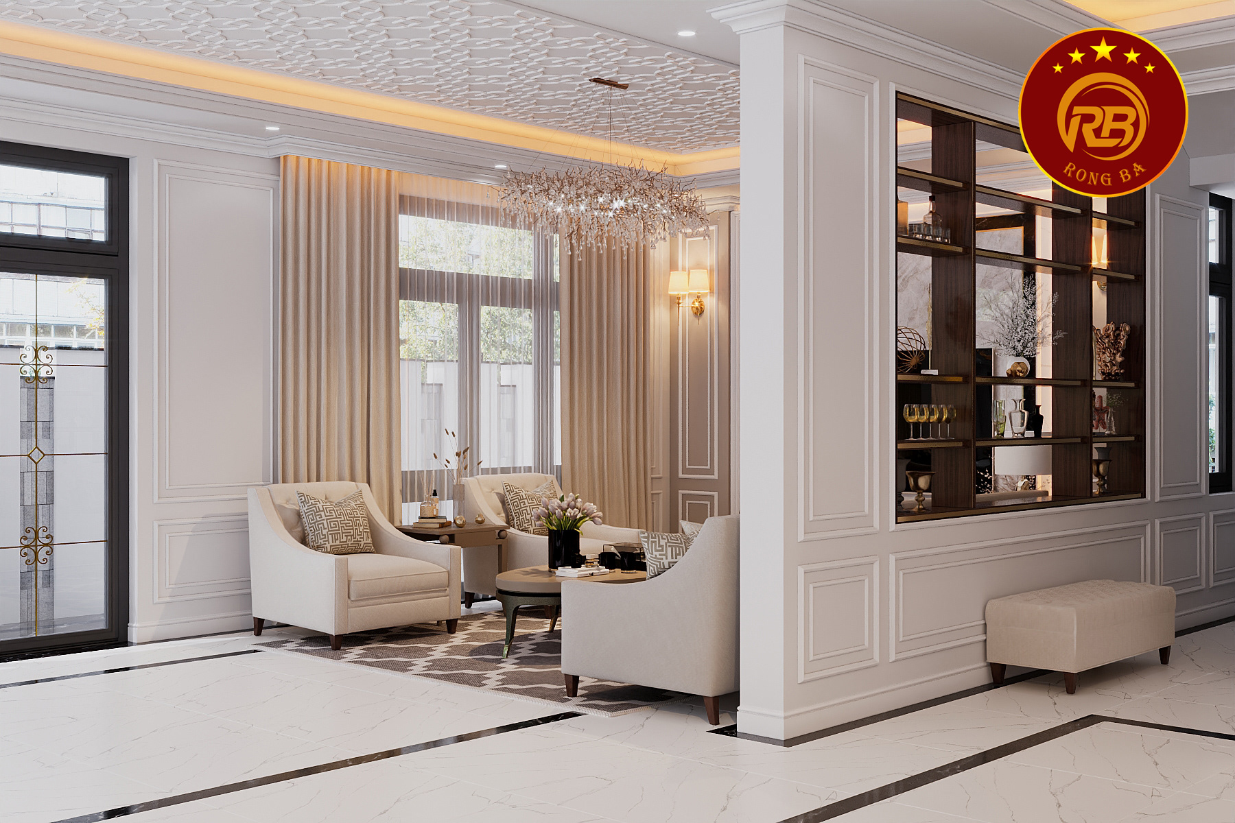 thi công nội thất biệt thự 5