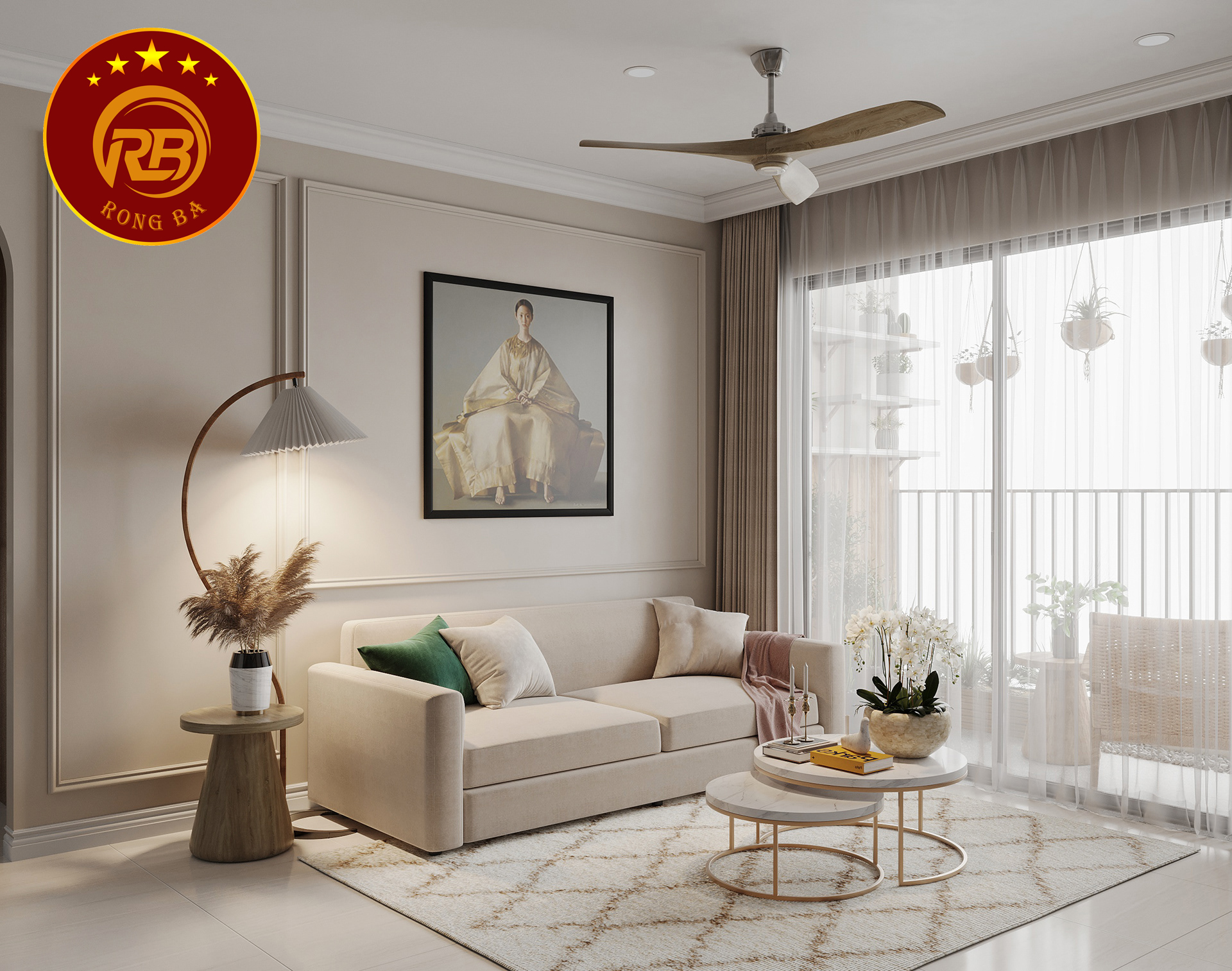 thiết kế nội thất biệt thự hiện đại 2