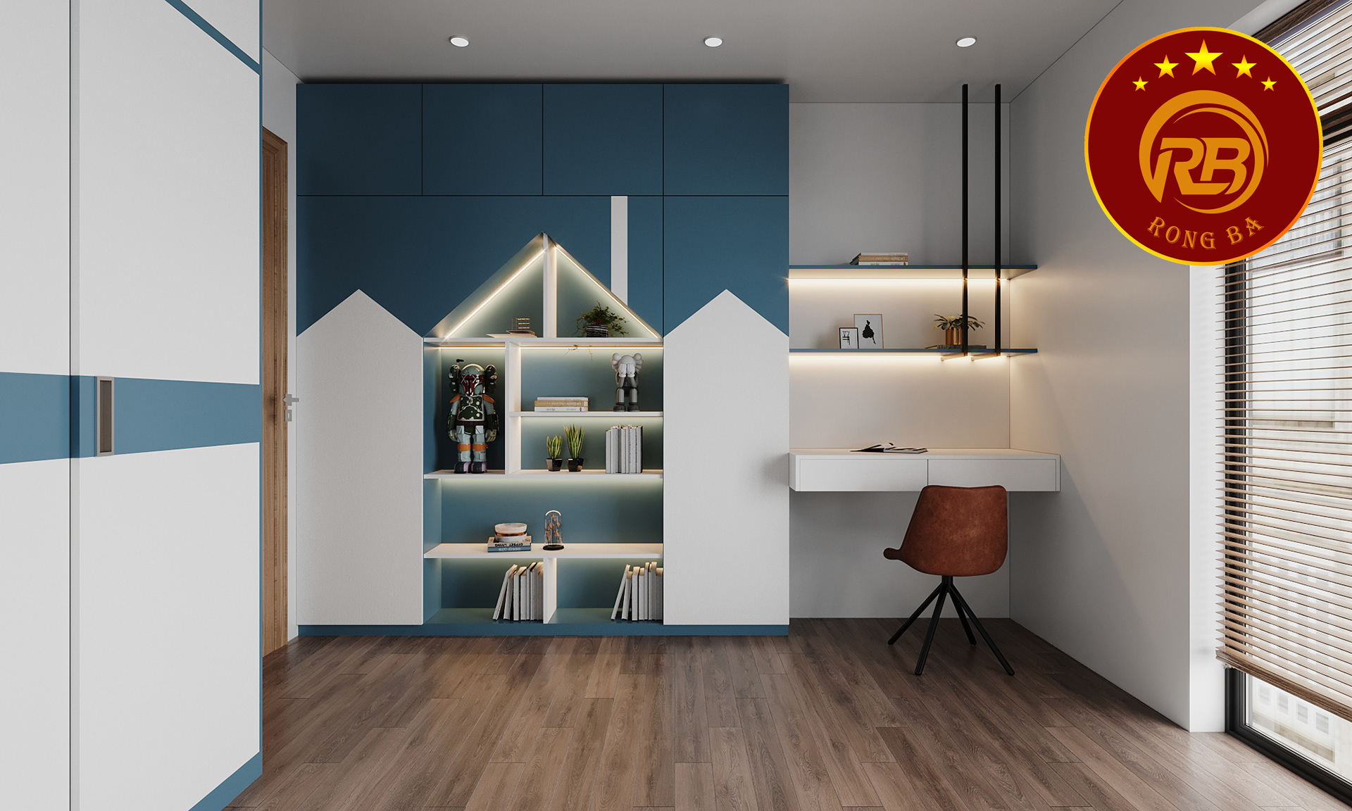 thiết kế nội thất biệt thự hiện đại 5