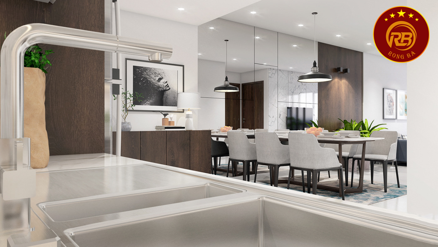 thiết kế nội thất chung cư hiện đại 7