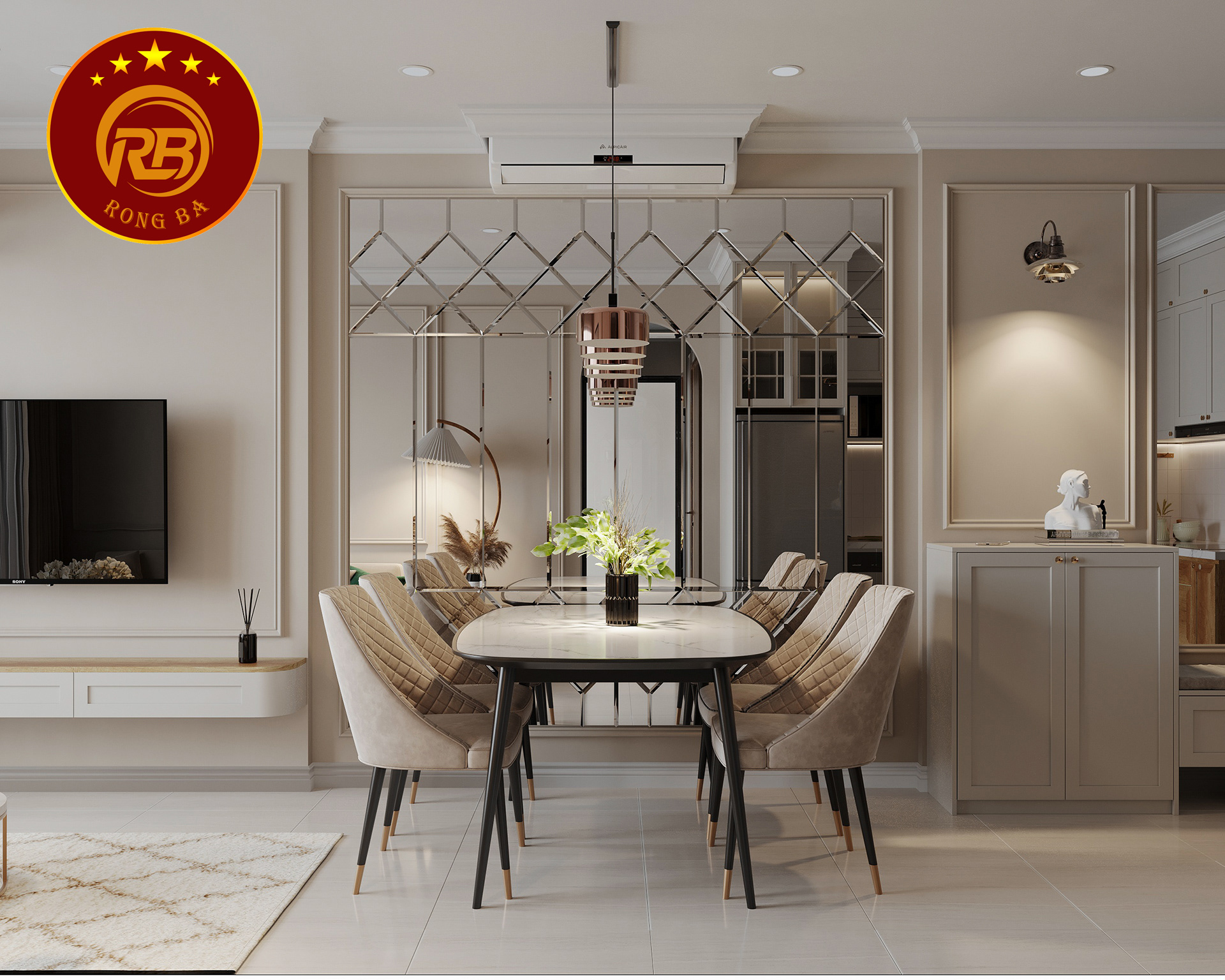 nội thất nhà biệt thự đẹp 1