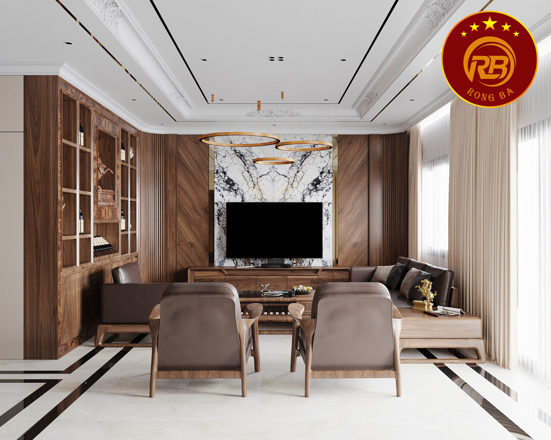 nội thất nhà biệt thự đẹp 17