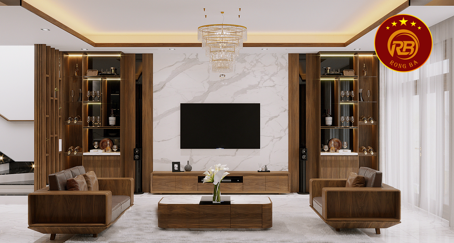 Thiết kế nội thất phòng khách nhà chung cư